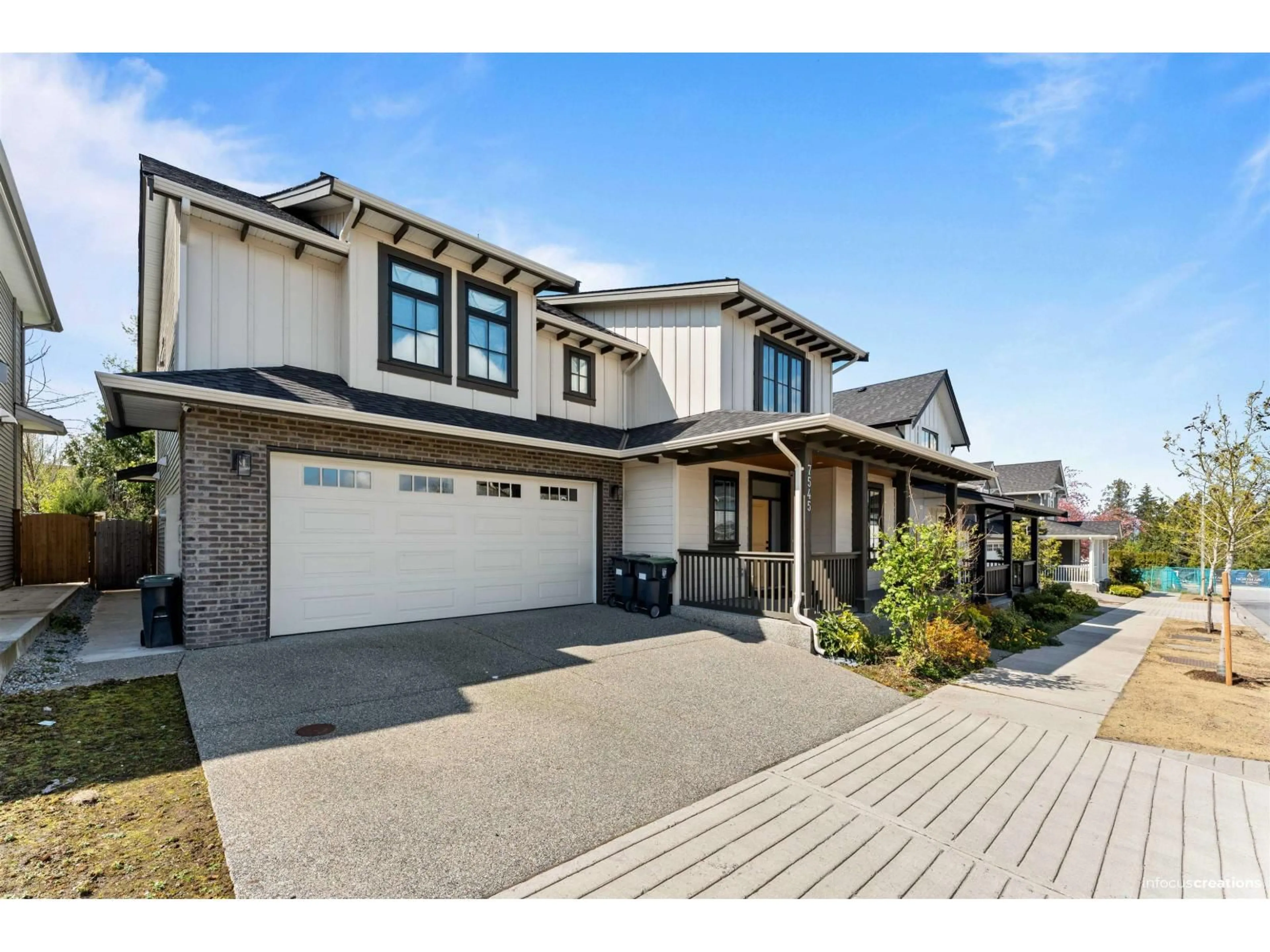 Home with brick exterior material, street for 7545 197A STREET, Langley British Columbia V2Y5K2