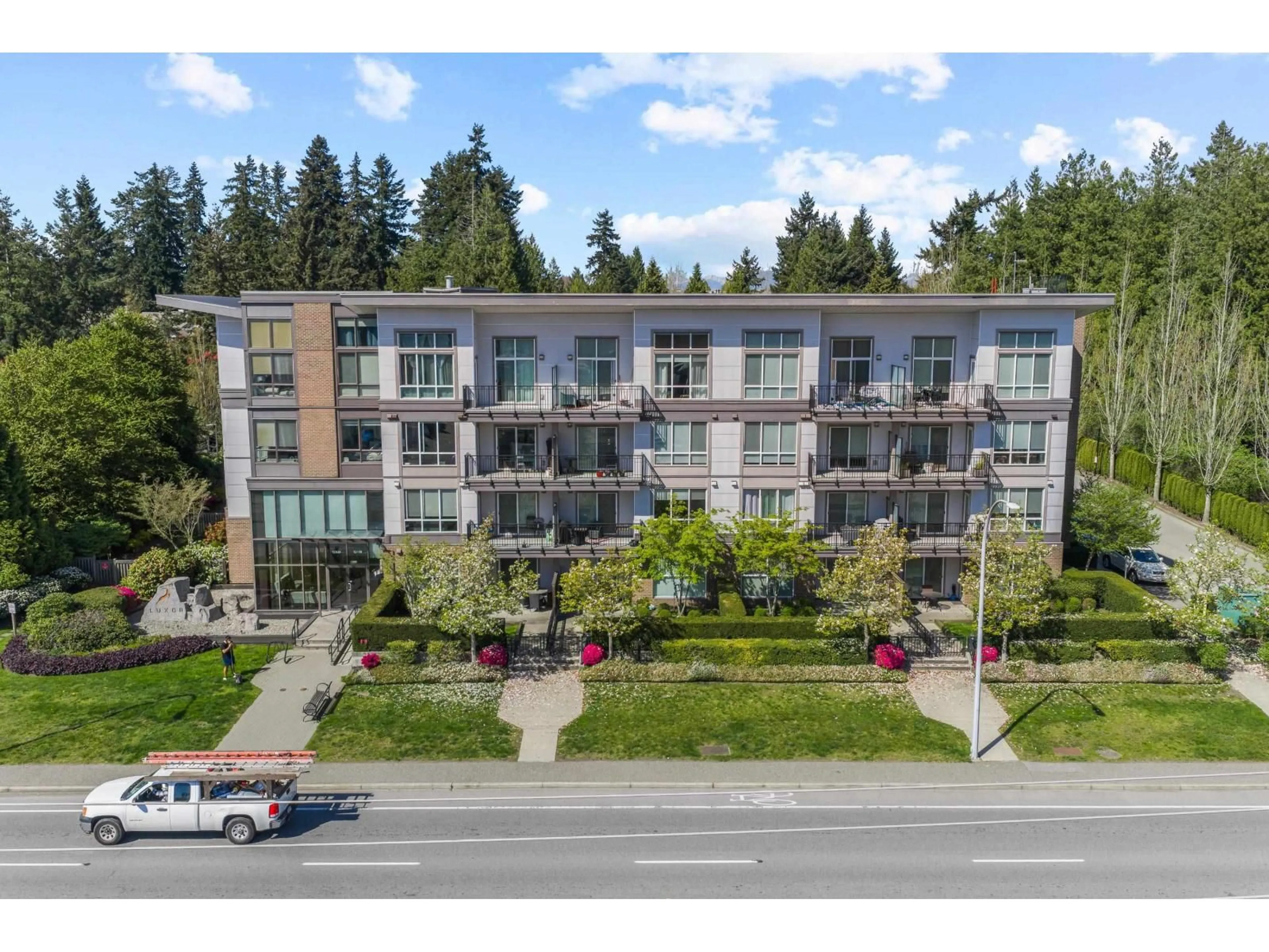 A pic from outside/outdoor area/front of a property/back of a property/a pic from drone, unknown for 413 - 12039 64 AVENUE, Surrey British Columbia V3W0R7