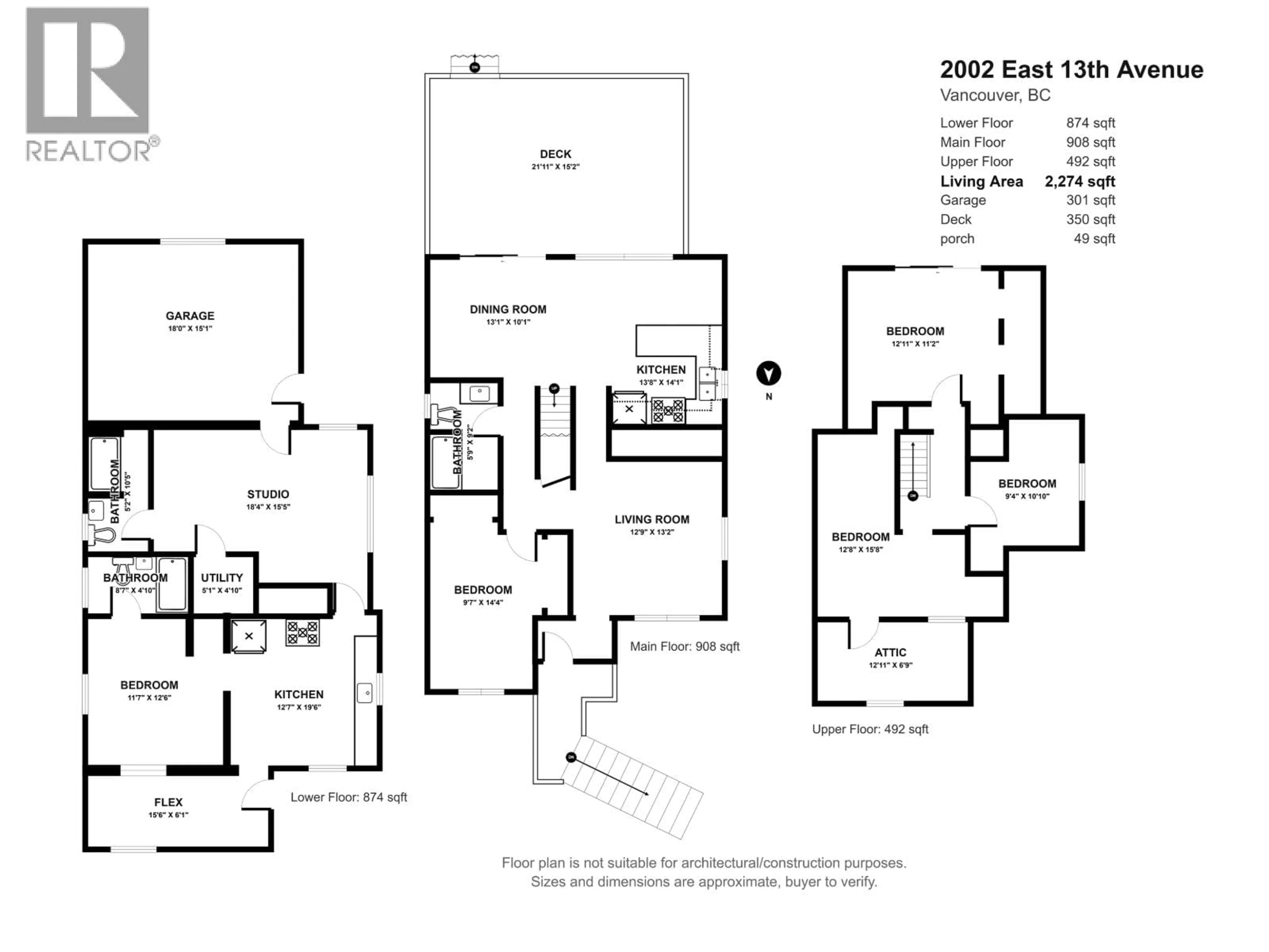 Floor plan for 2002 13TH AVENUE, Vancouver British Columbia V5N2C4