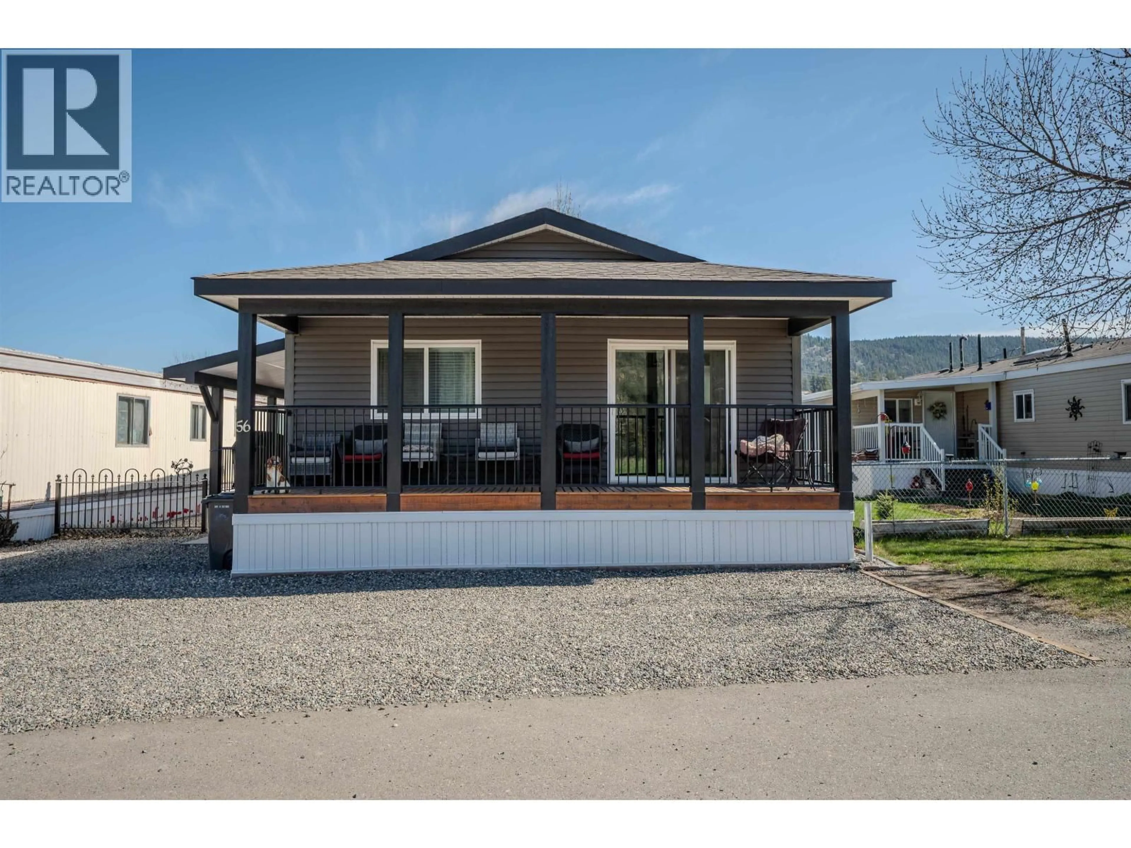 Home with vinyl exterior material, street for 56 - 3001 MACKENZIE AVENUE, Williams Lake British Columbia V2G3N9