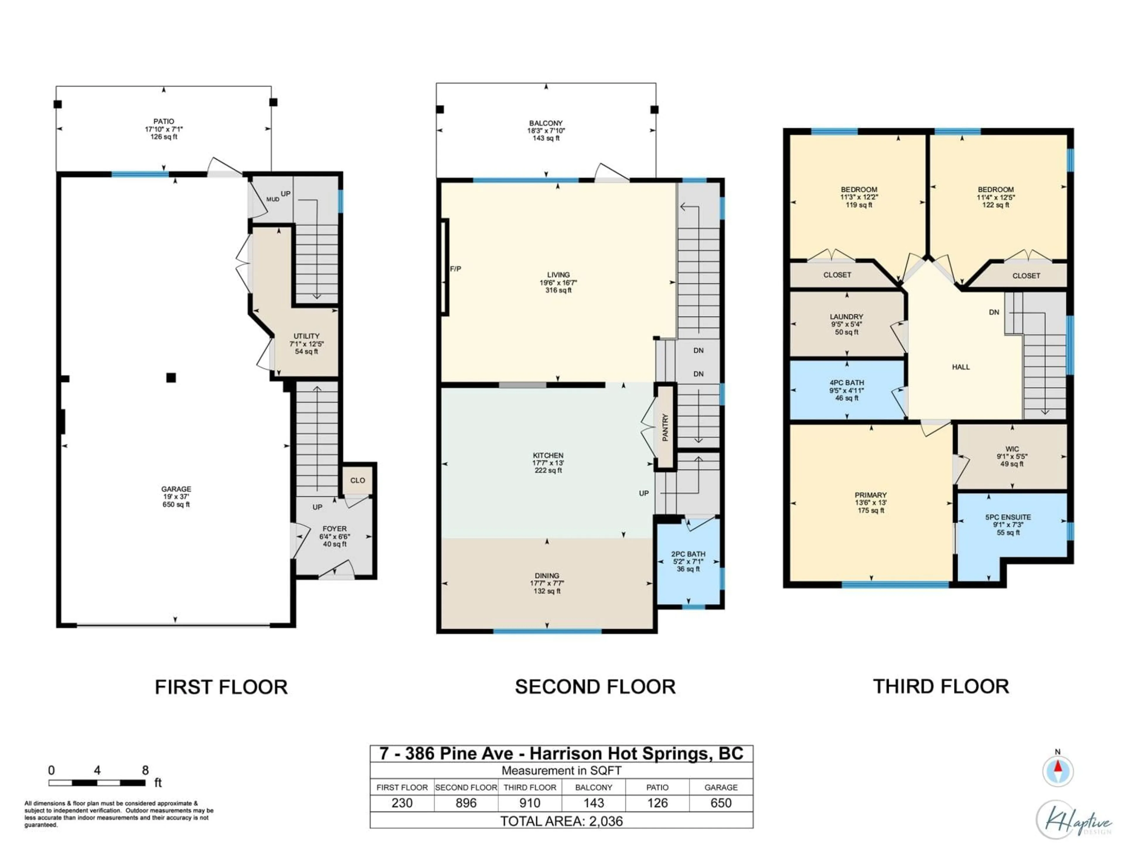 Floor plan for 7 - 386 PINE AVENUE, Harrison Hot Springs British Columbia V0M1K0