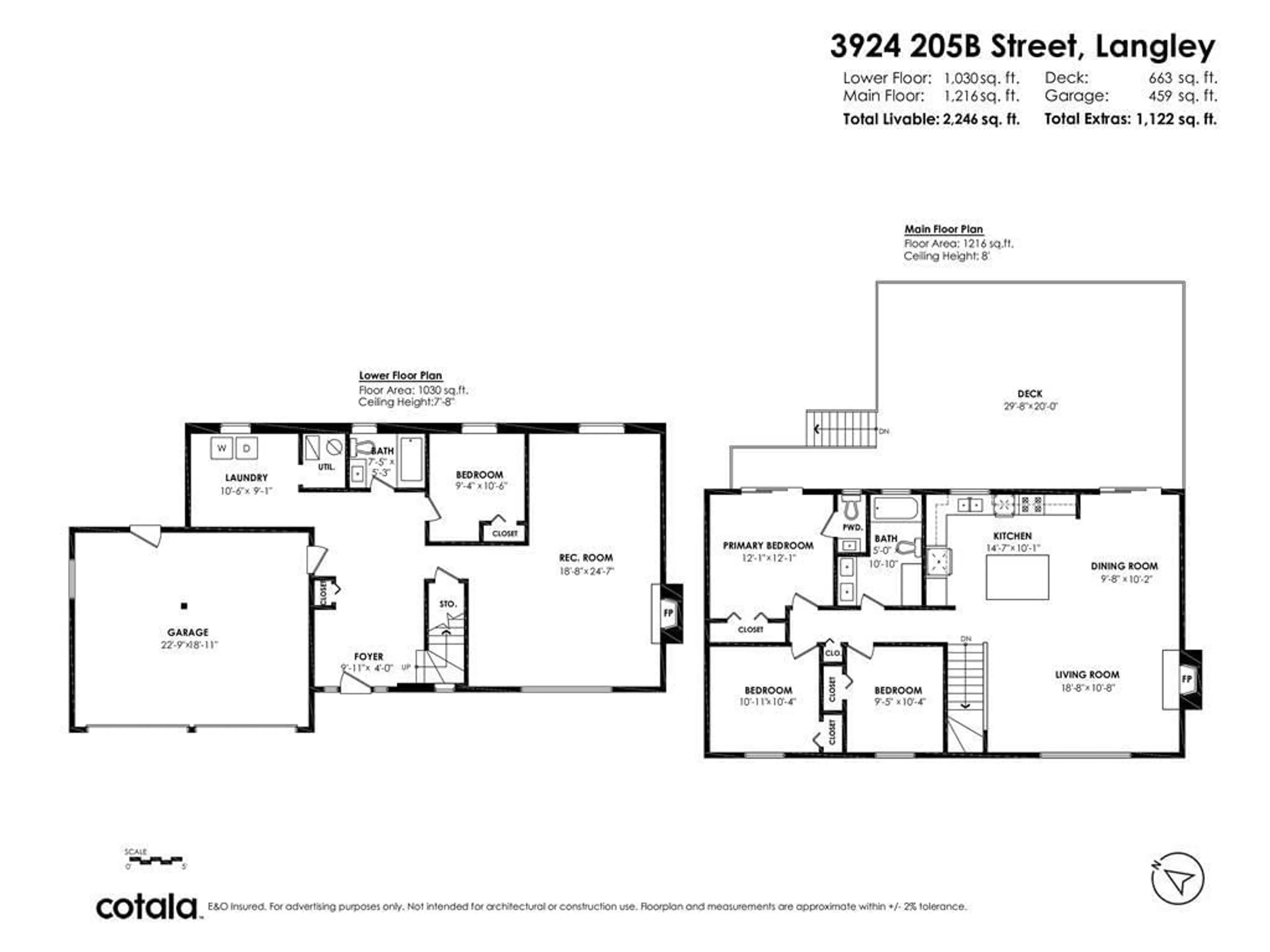 Floor plan for 3924 205B STREET, Langley British Columbia V3A2B3