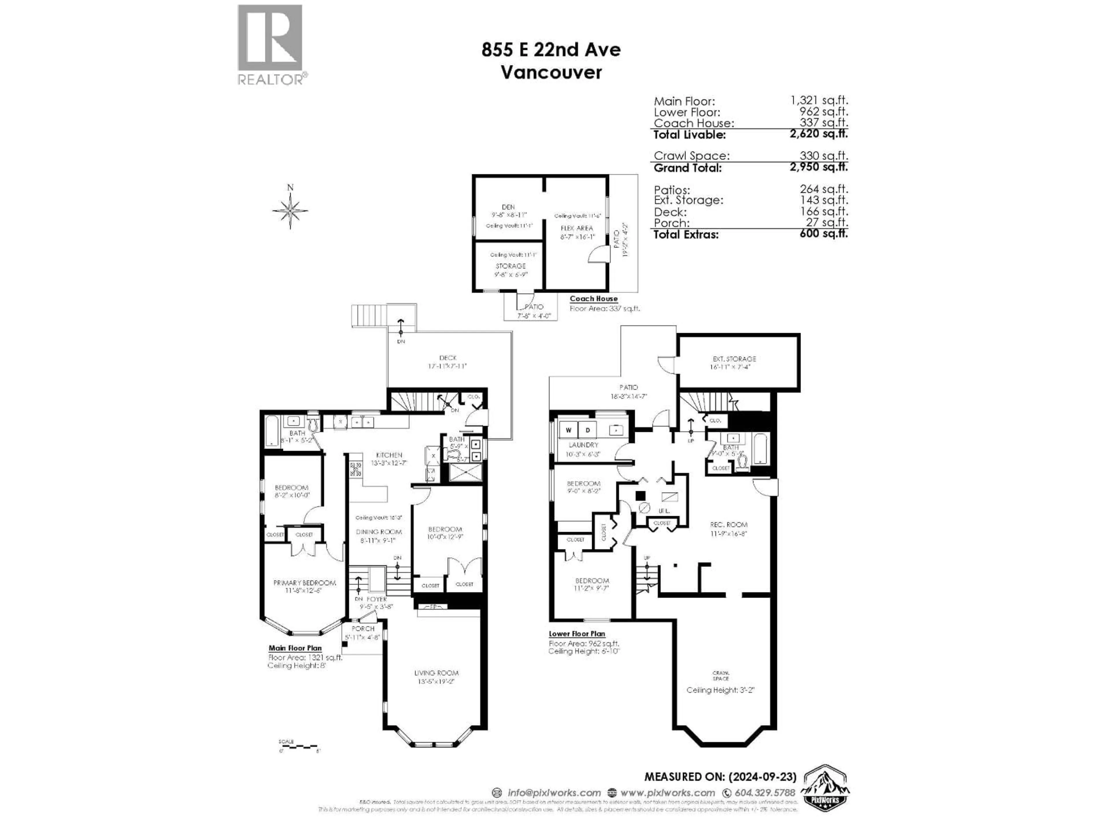Floor plan for 855 22ND AVENUE, Vancouver British Columbia V5V1V8