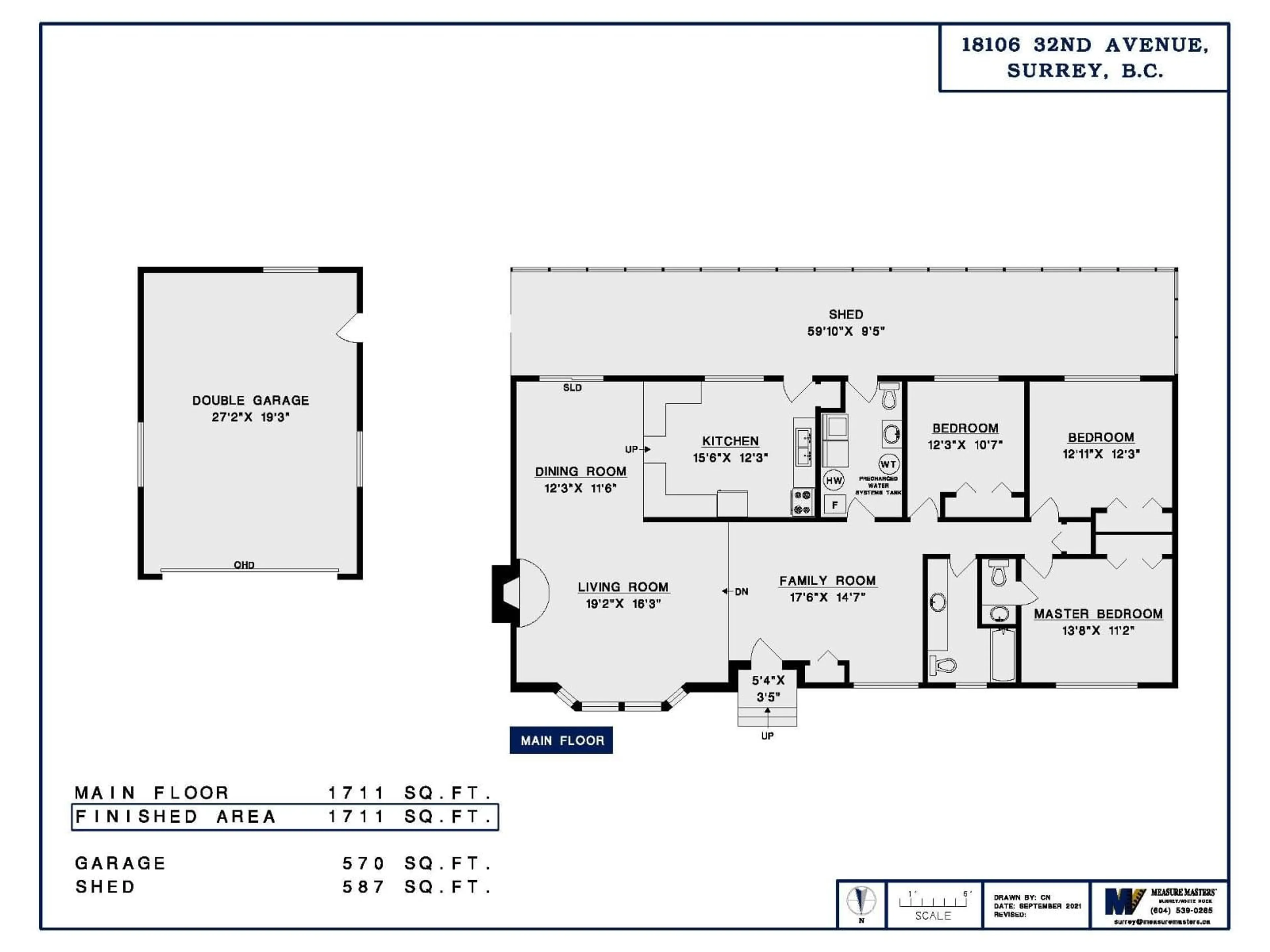 Floor plan for 18106 32 AVENUE, Surrey British Columbia V3Z1C6
