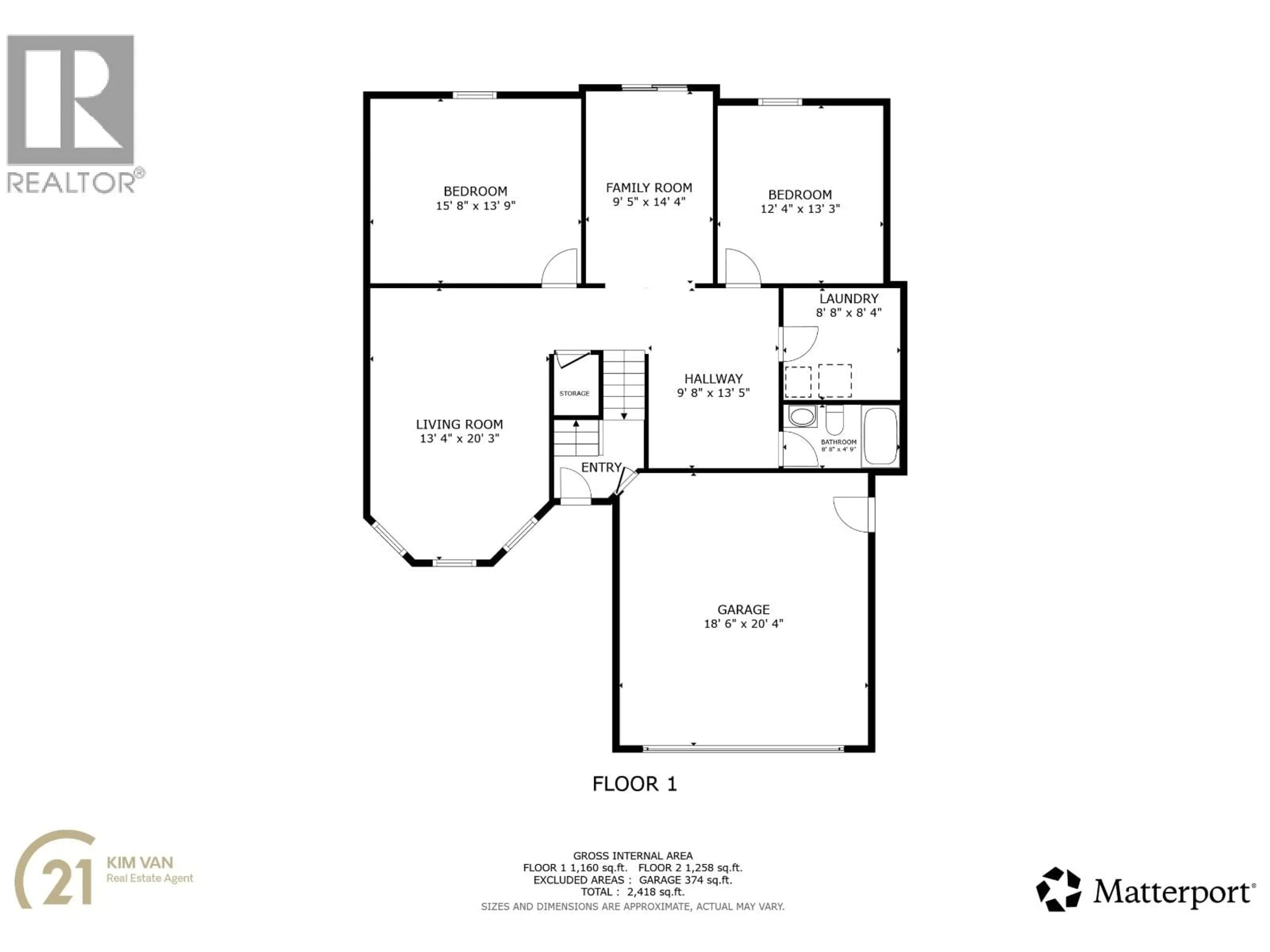 Floor plan for 10904 108 AVENUE, Fort St. John British Columbia V1J0J3
