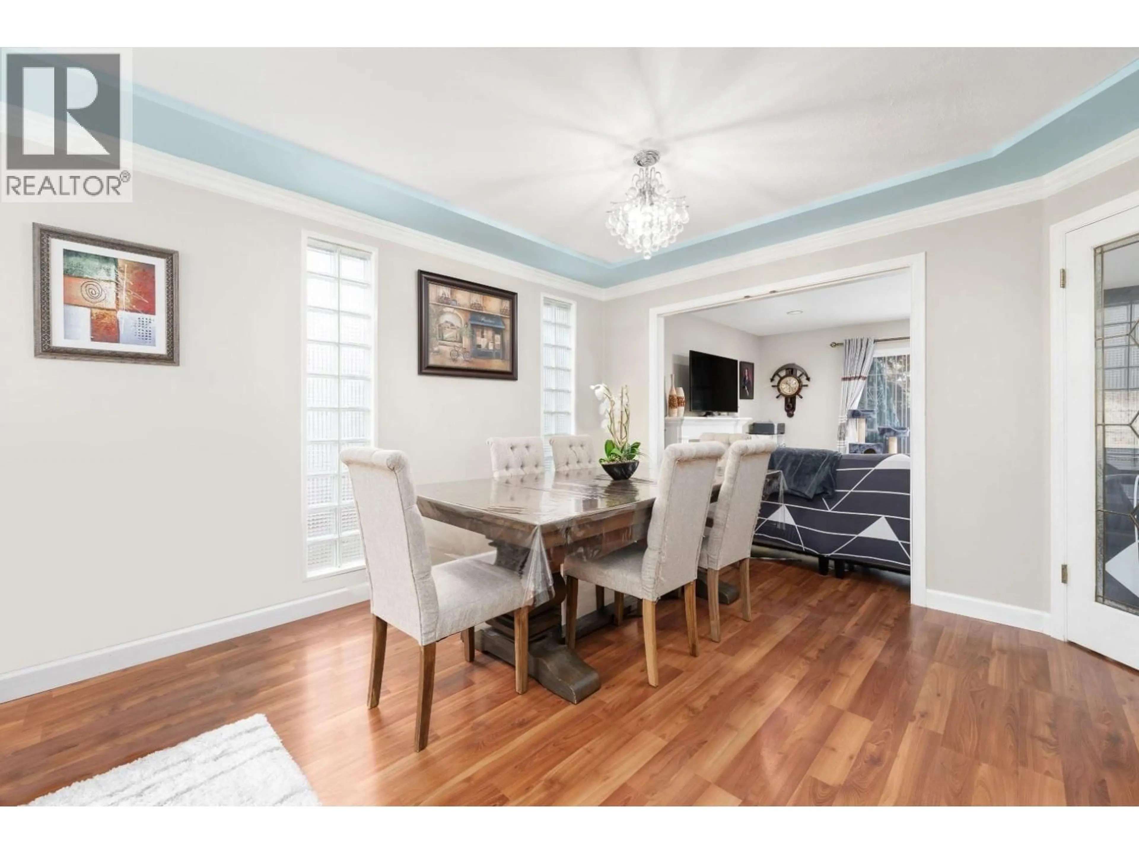 Dining room, wood/laminate floor for 10180 RIVER DRIVE, Richmond British Columbia V6X1Z3