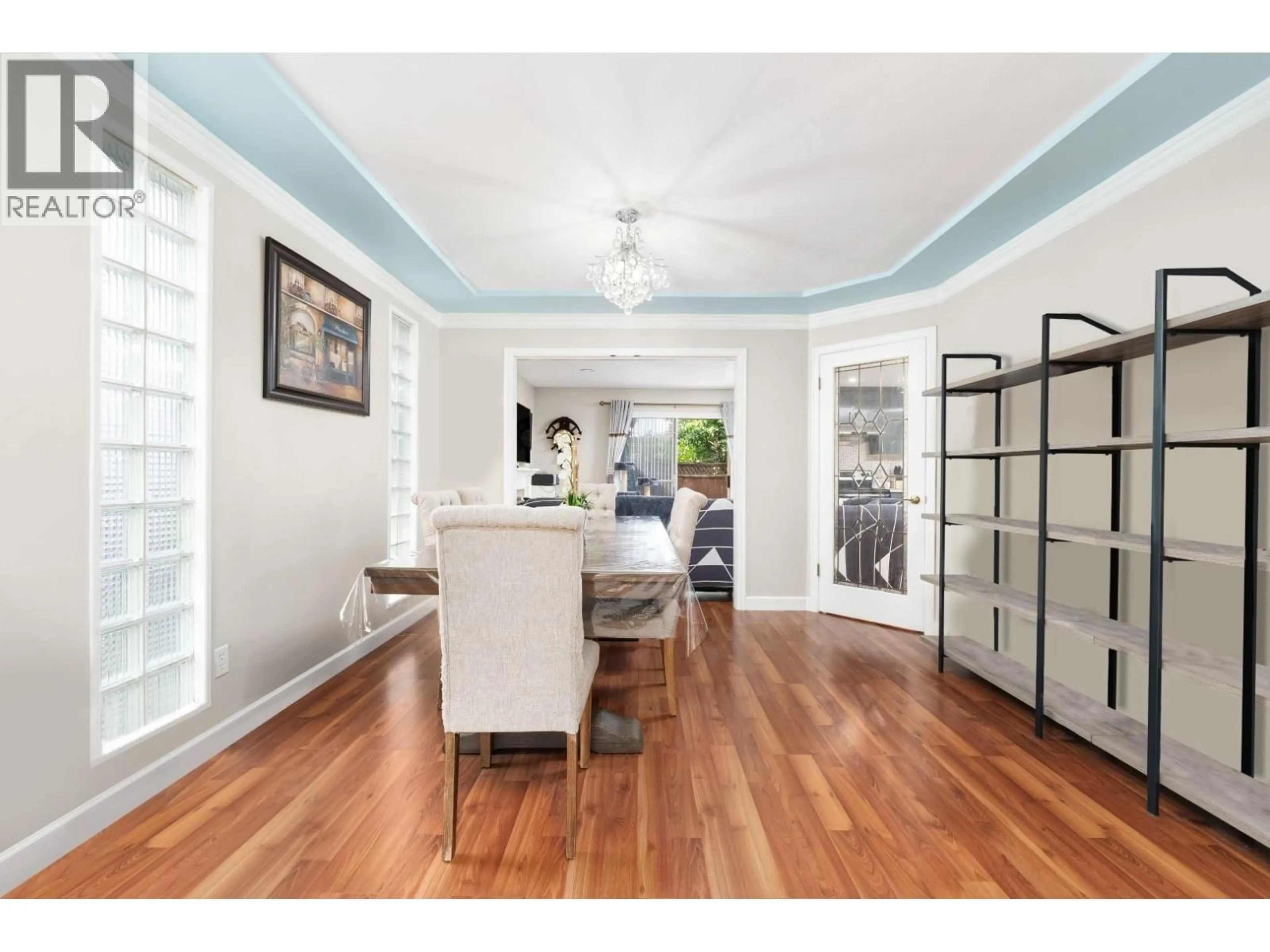 Dining room, wood/laminate floor for 10180 RIVER DRIVE, Richmond British Columbia V6X1Z3