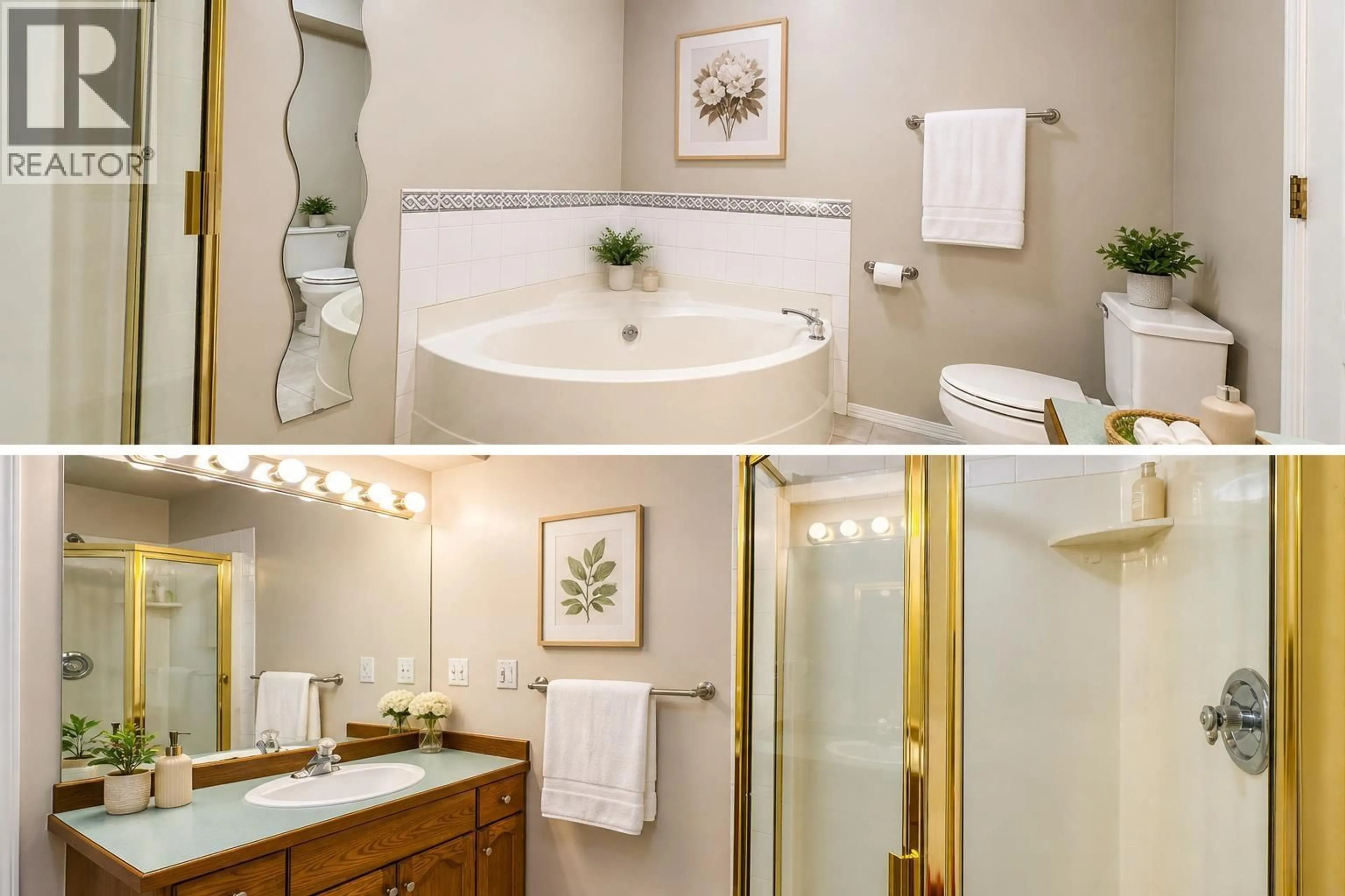 Standard bathroom, ceramic/tile floor for 202 - 19241 FORD ROAD, Pitt Meadows British Columbia V3Y2N4