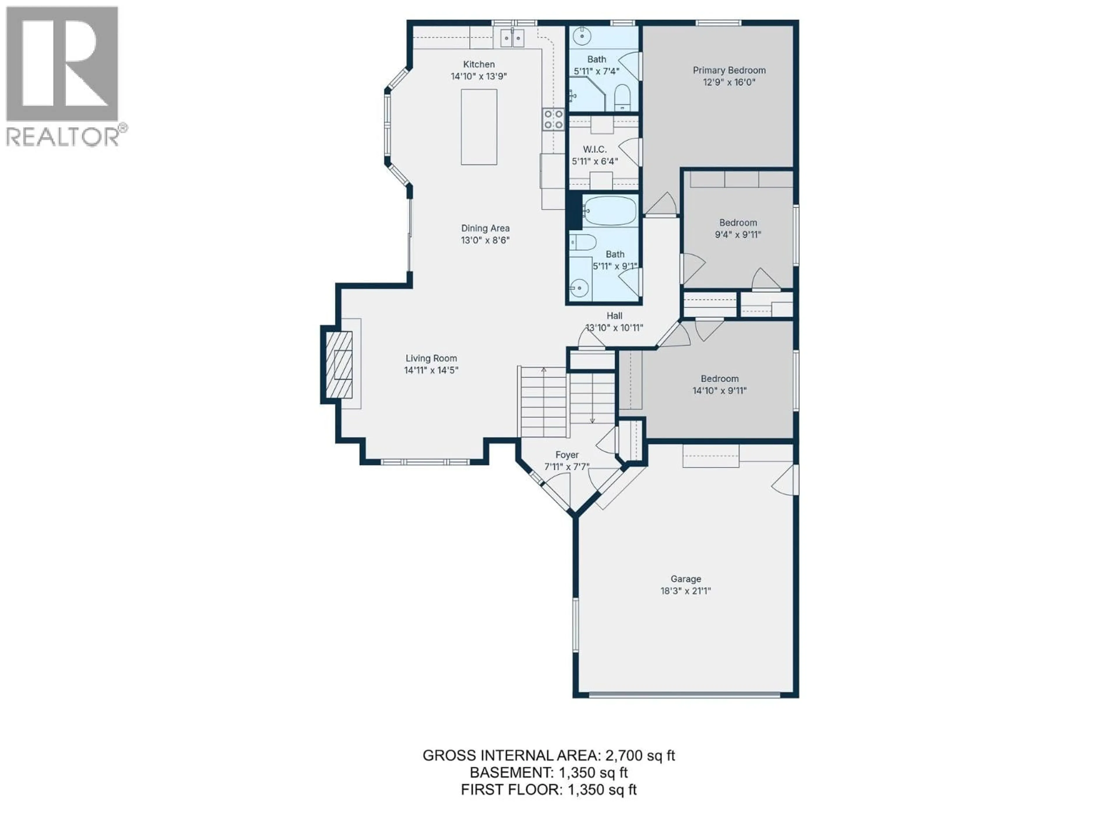 Floor plan for 10711 109 STREET, Fort St. John British Columbia V1J0J3