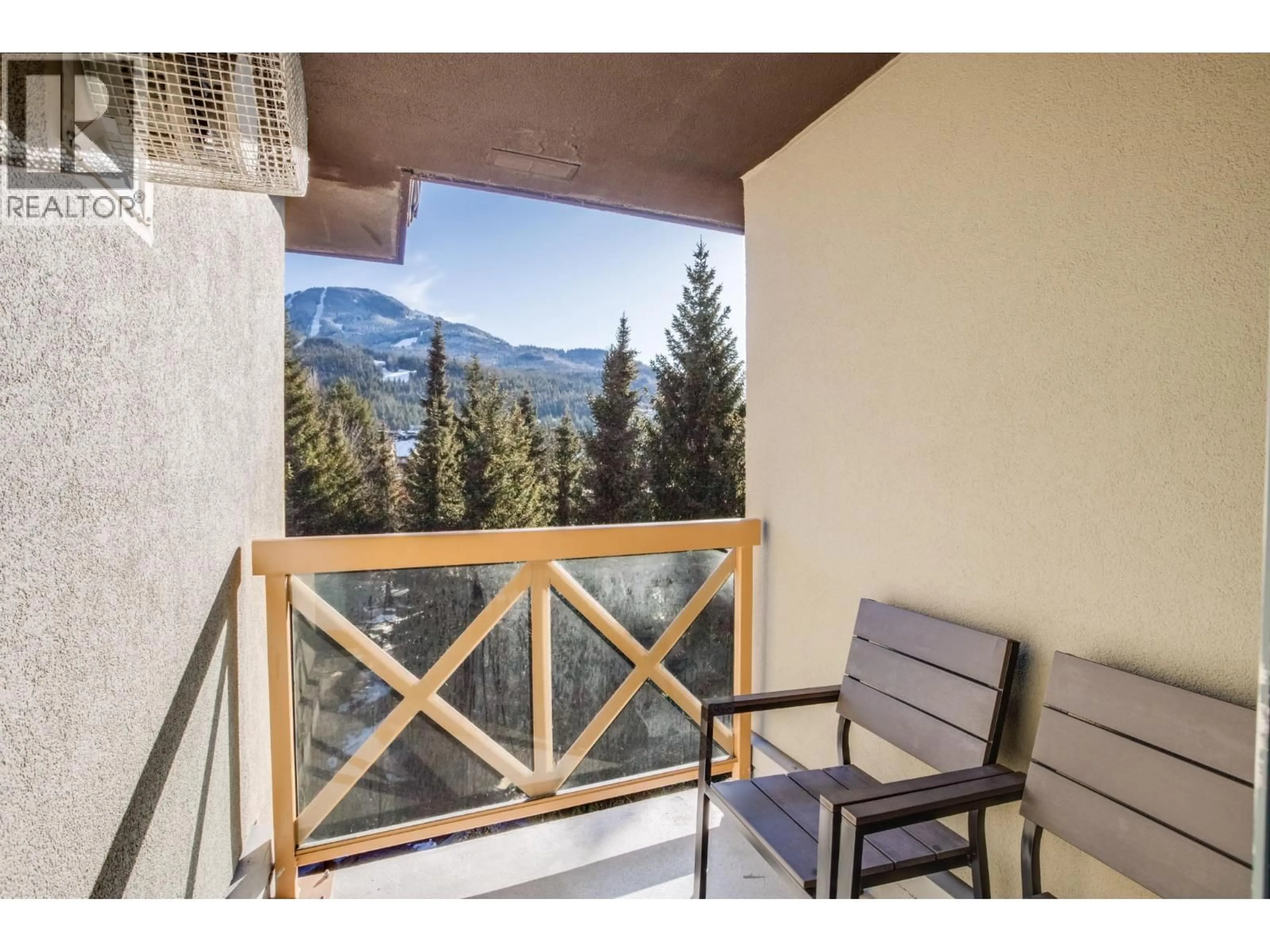 Balcony in the apartment, mountain view for 1509 - 4308 MAIN STREET, Whistler British Columbia V8E1A9