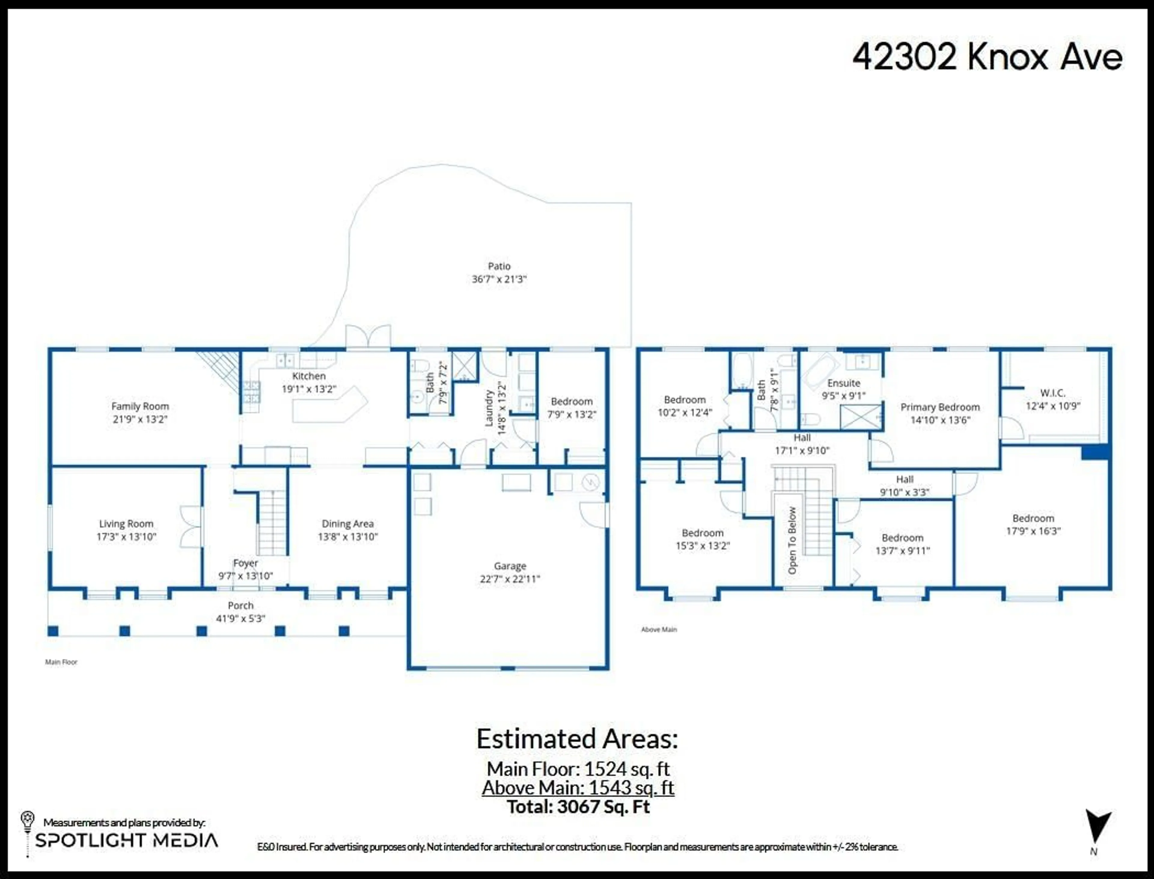 Floor plan for 42302 KNOX AVENUE, Yarrow British Columbia V2R5E1