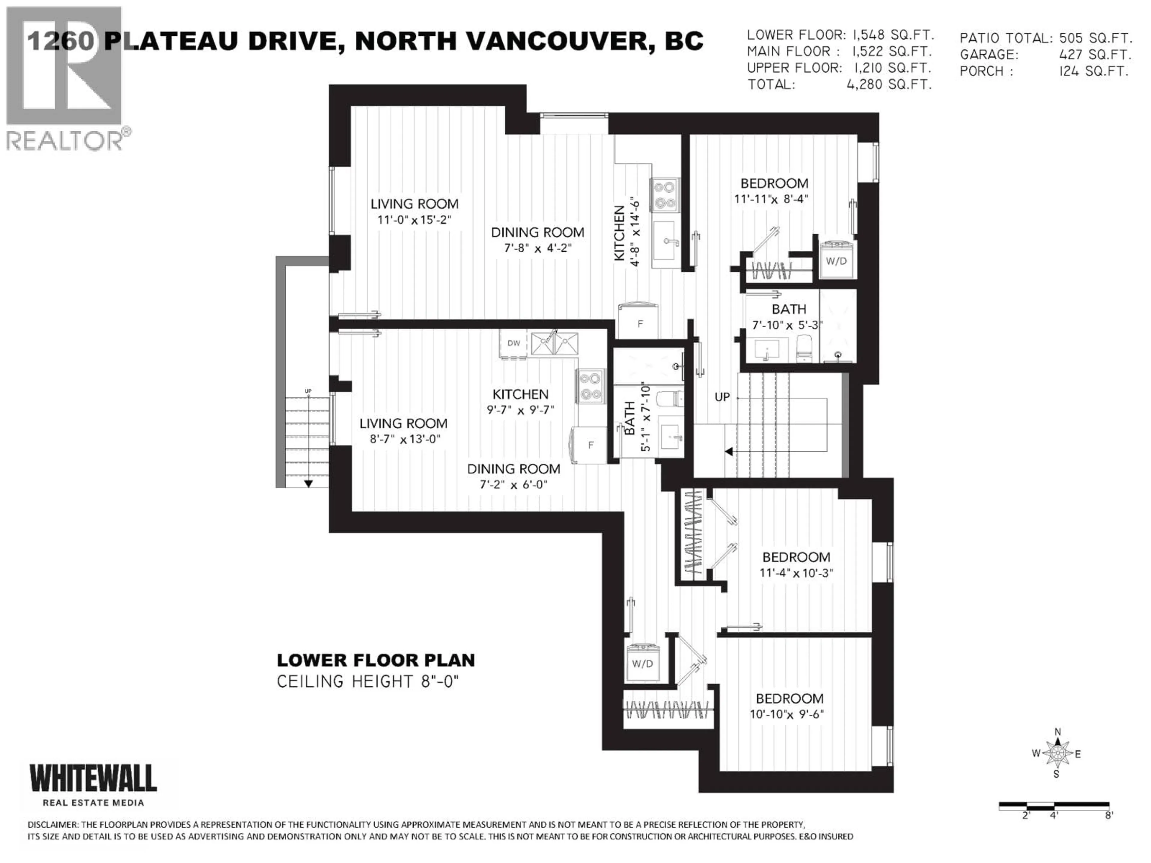 Floor plan for 1260 PLATEAU DRIVE, North Vancouver British Columbia V7P2J4