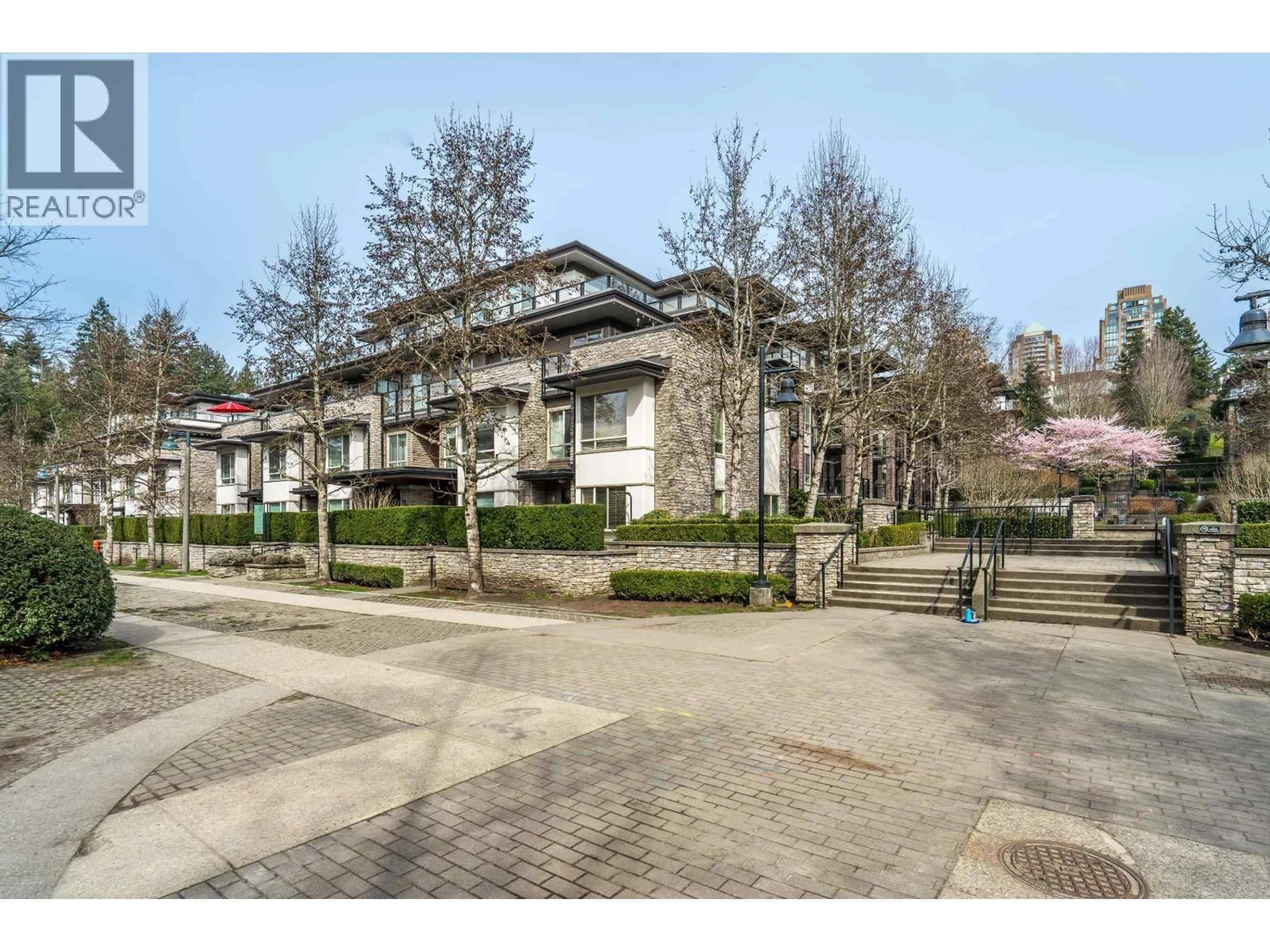 A pic from outside/outdoor area/front of a property/back of a property/a pic from drone, street for 302 - 7428 BYRNEPARK WALK, Burnaby British Columbia V3N0B4