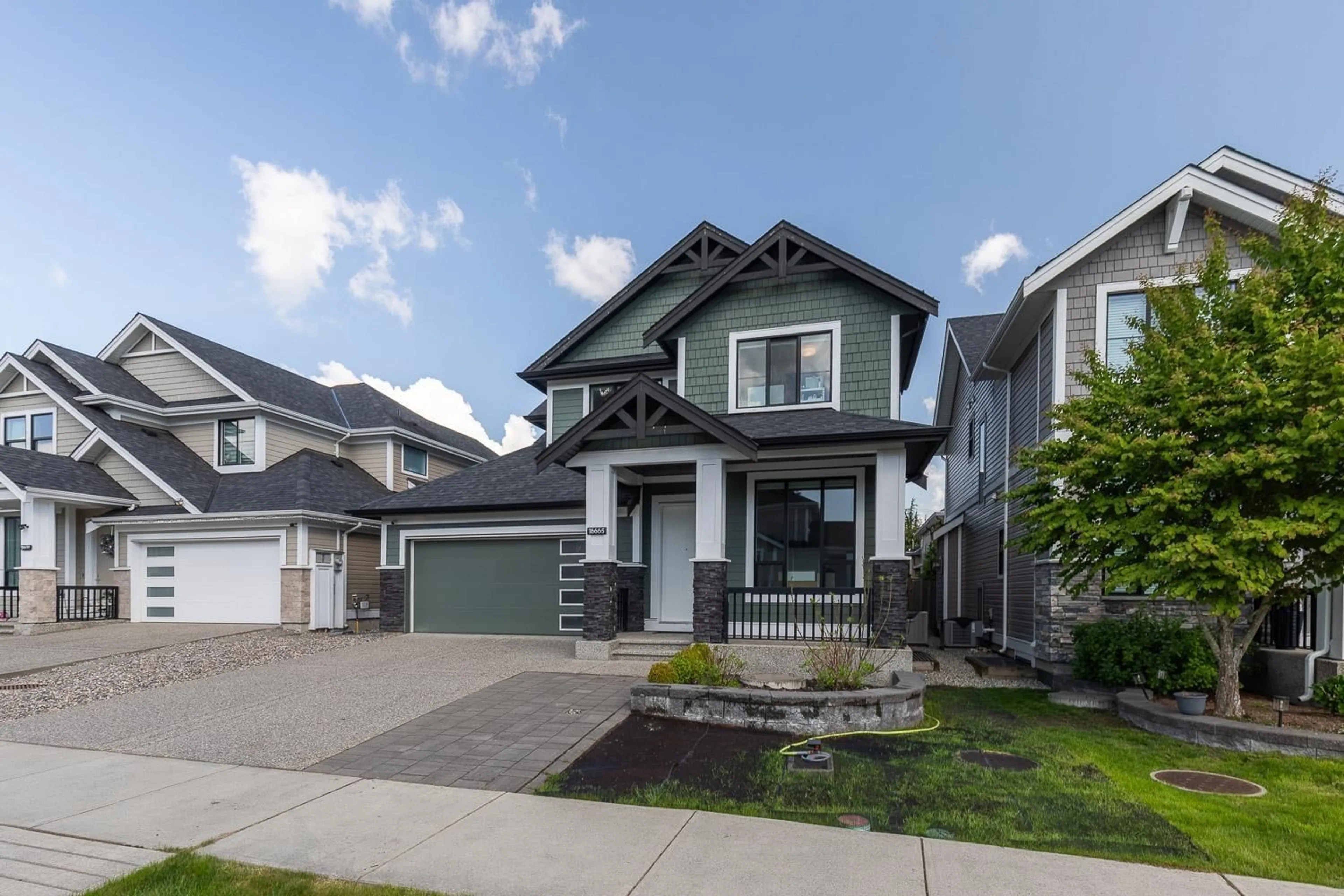Home with vinyl exterior material, street for 16665 103A AVENUE, Surrey British Columbia V4N6V4