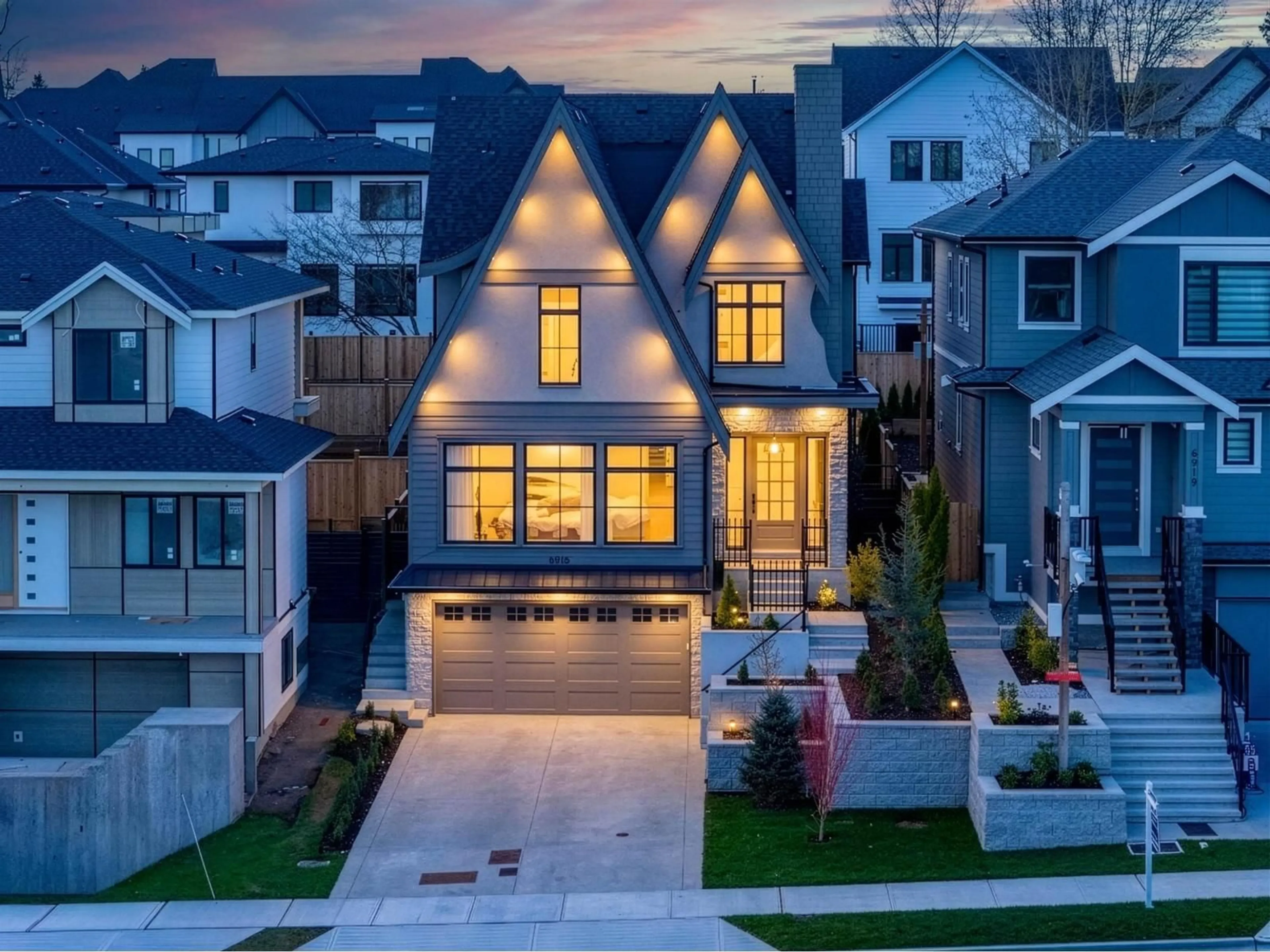 Home with brick exterior material, street for 6915 205 STREET, Langley British Columbia V2Y1R2