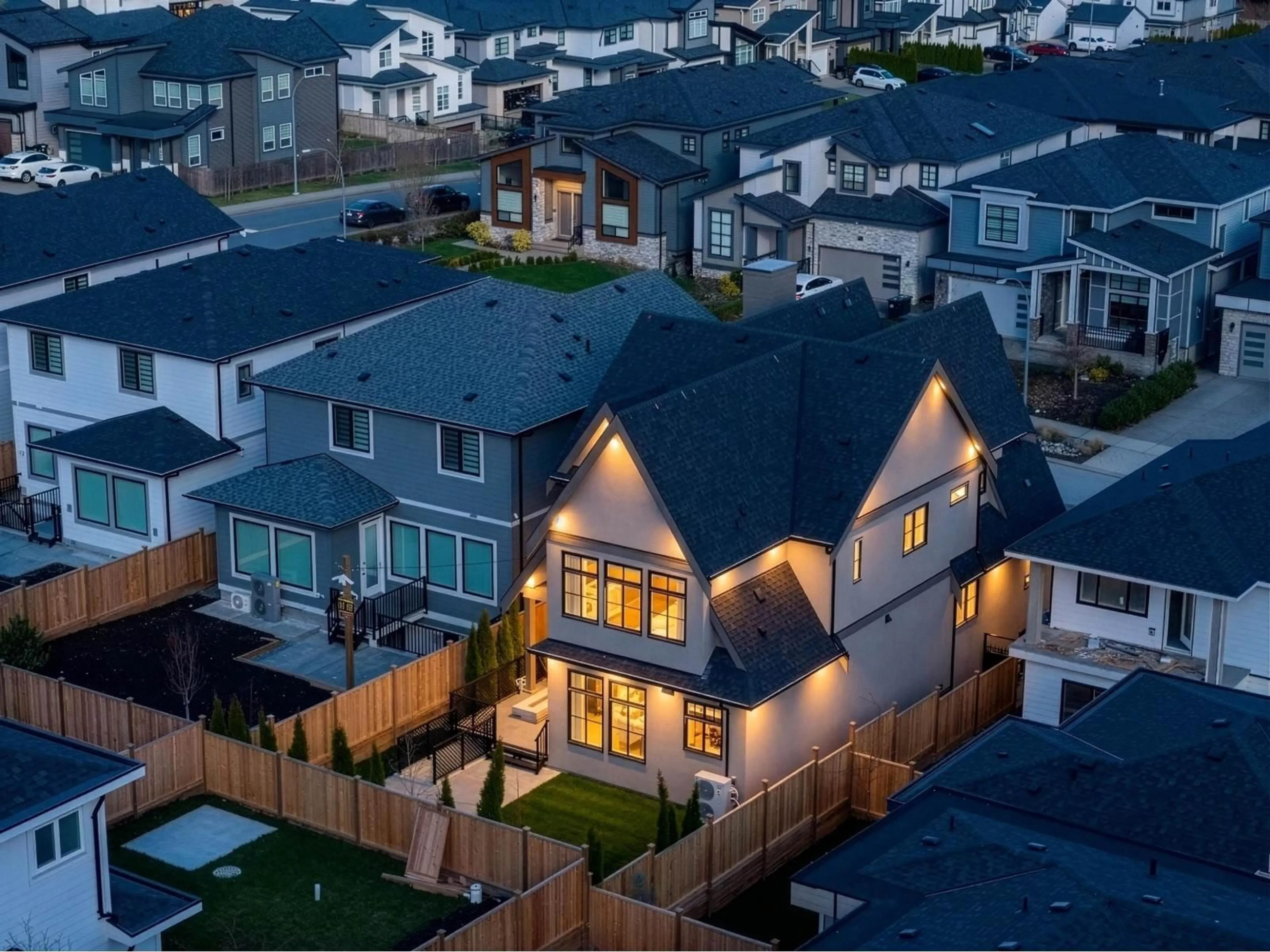 A pic from outside/outdoor area/front of a property/back of a property/a pic from drone, street for 6915 205 STREET, Langley British Columbia V2Y1R2