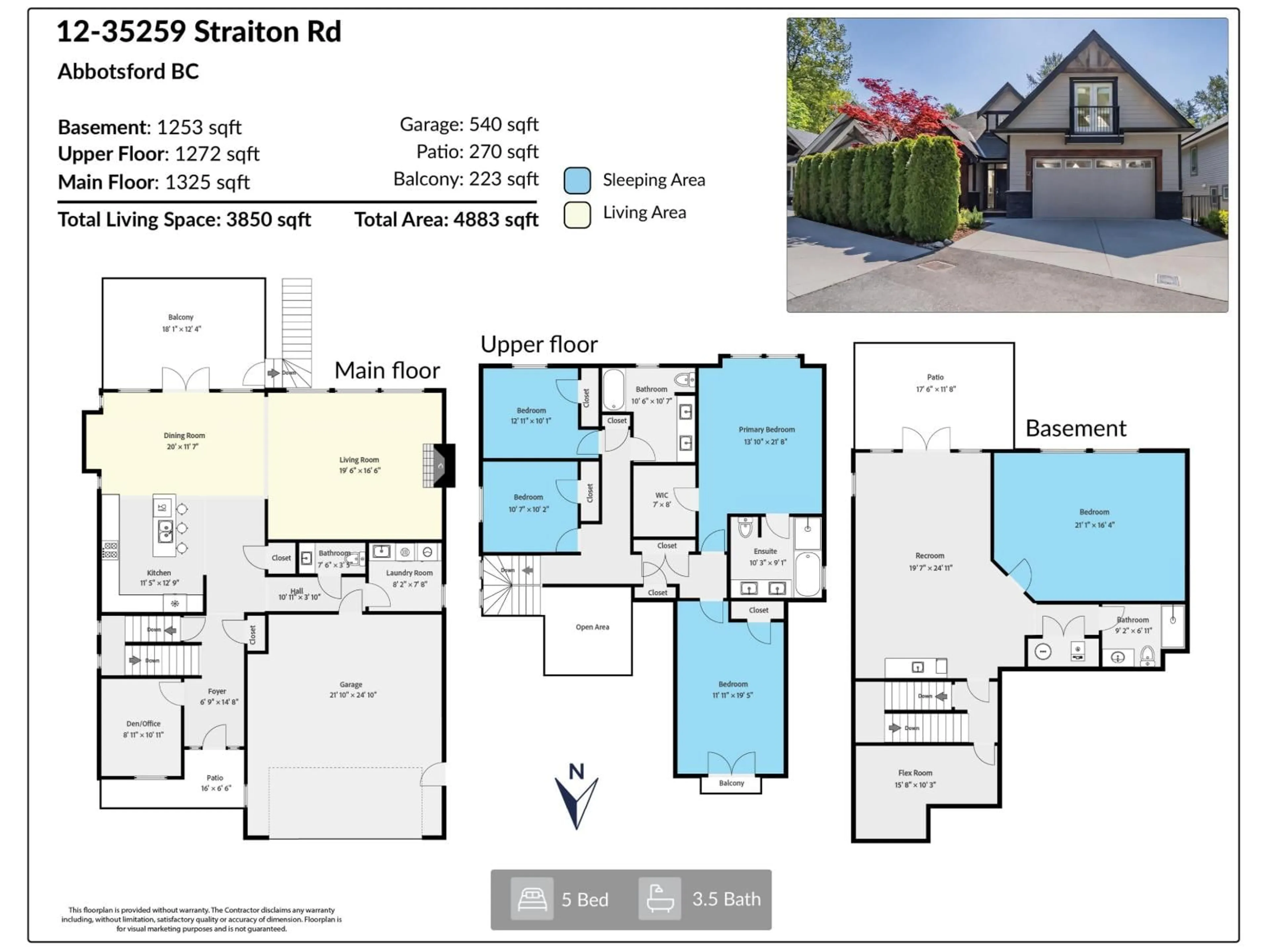 Floor plan for 12 - 35259 STRAITON ROAD, Abbotsford British Columbia V2S0H1