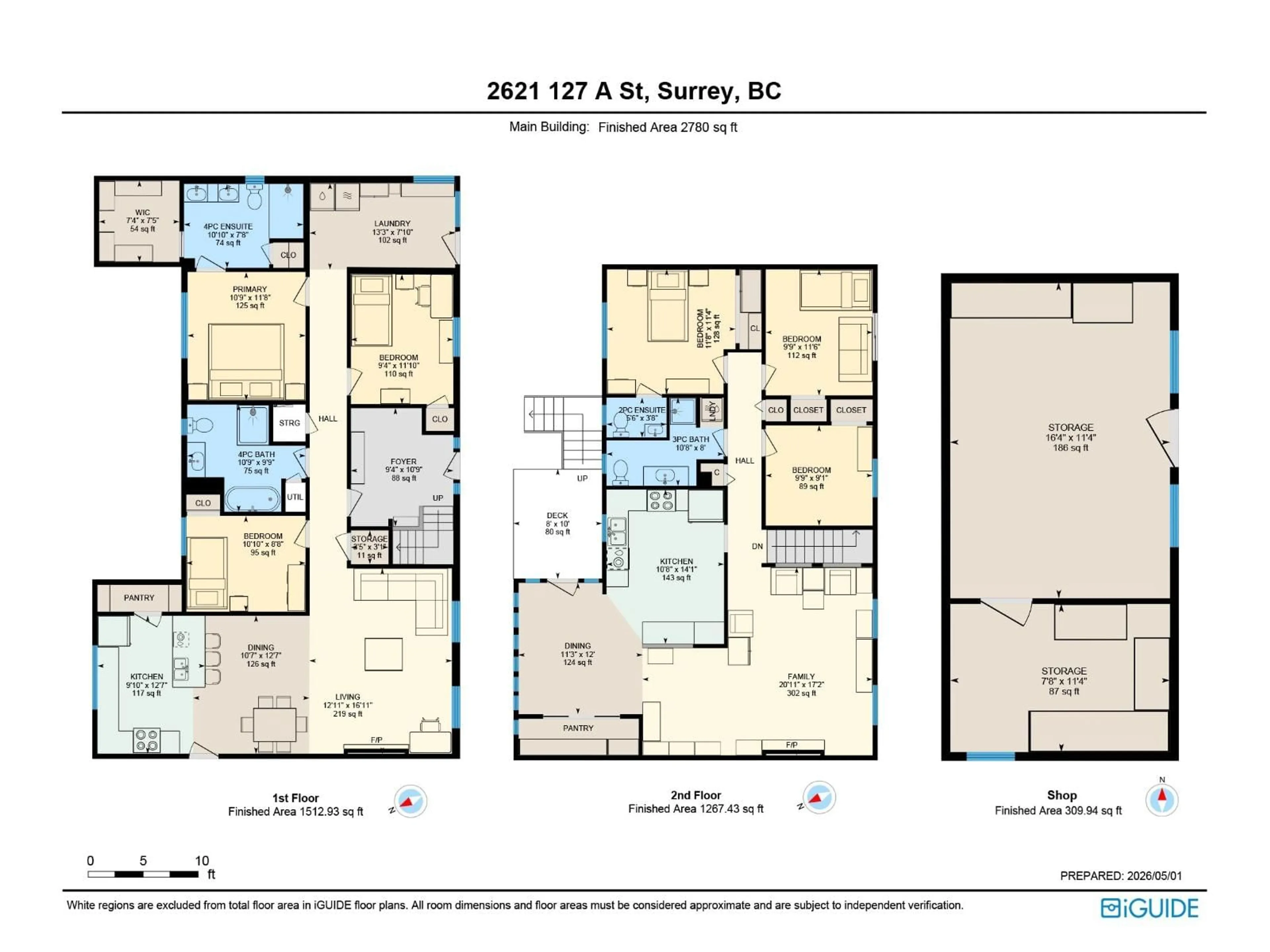 Floor plan for 2621 127A STREET, Surrey British Columbia V4A3T2