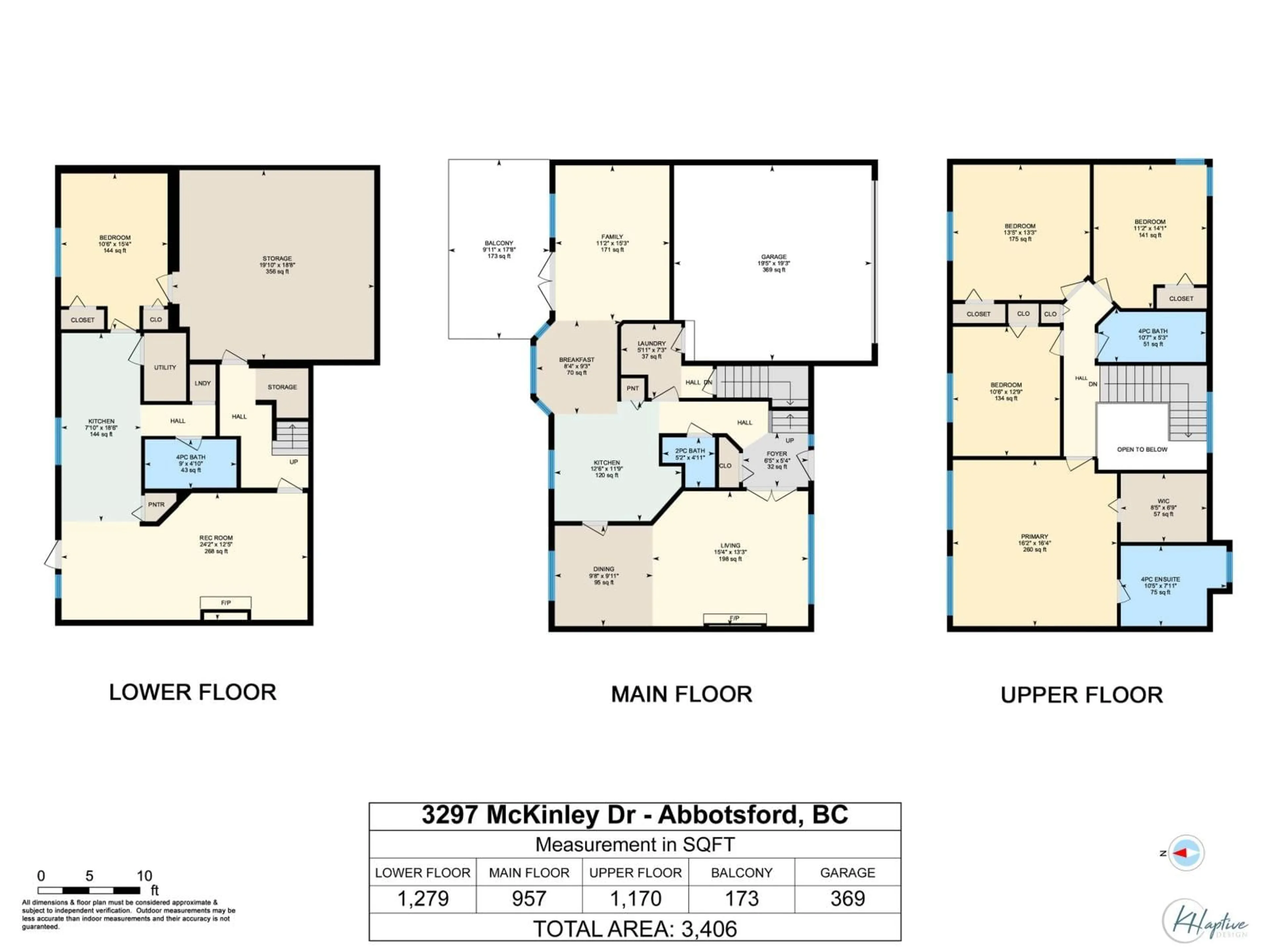 Floor plan for 3297 MCKINLEY DRIVE, Abbotsford British Columbia V2S8M8