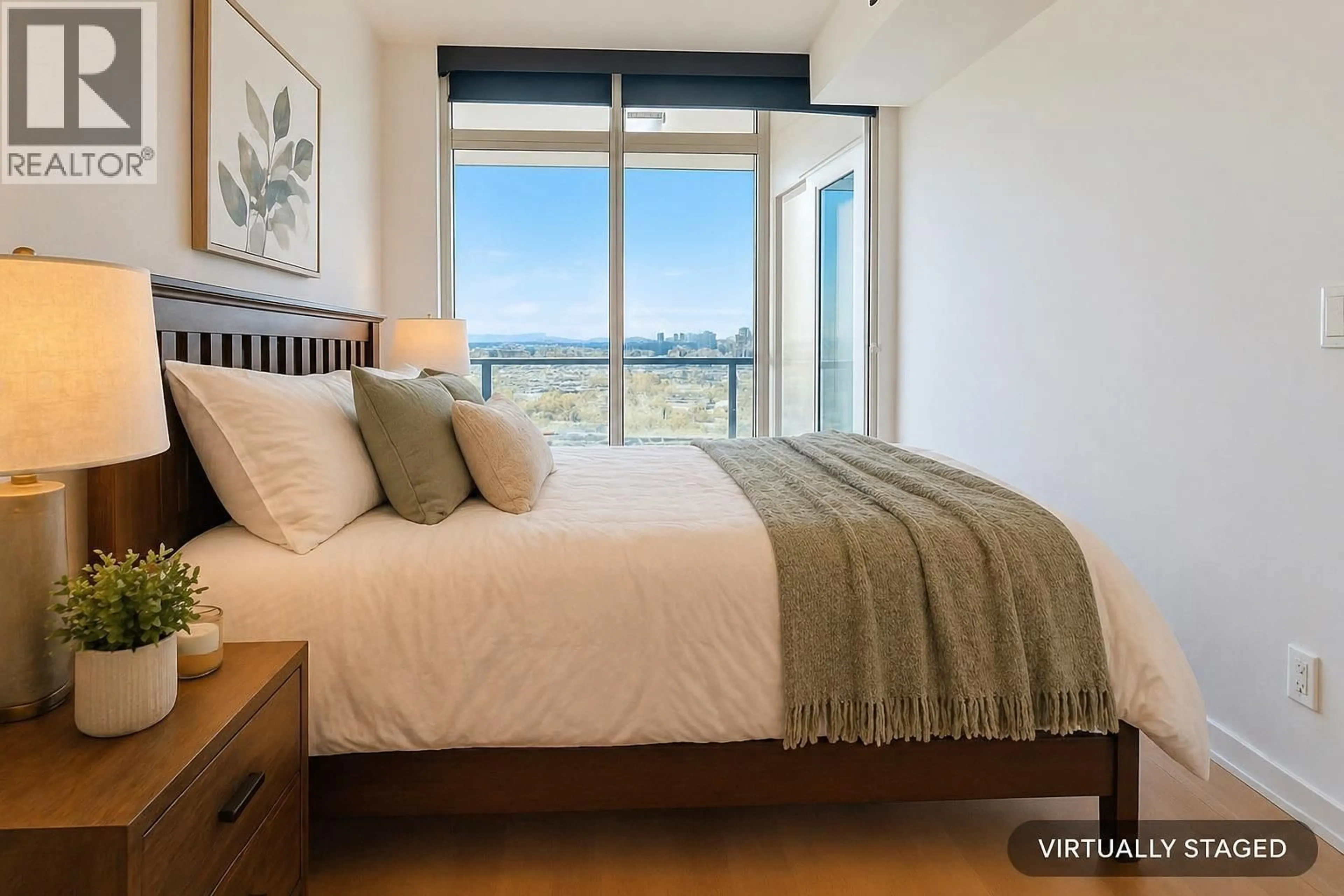 Bedroom with bed, unknown for 1609 - 8988 PATTERSON ROAD, Richmond British Columbia V6X0R2