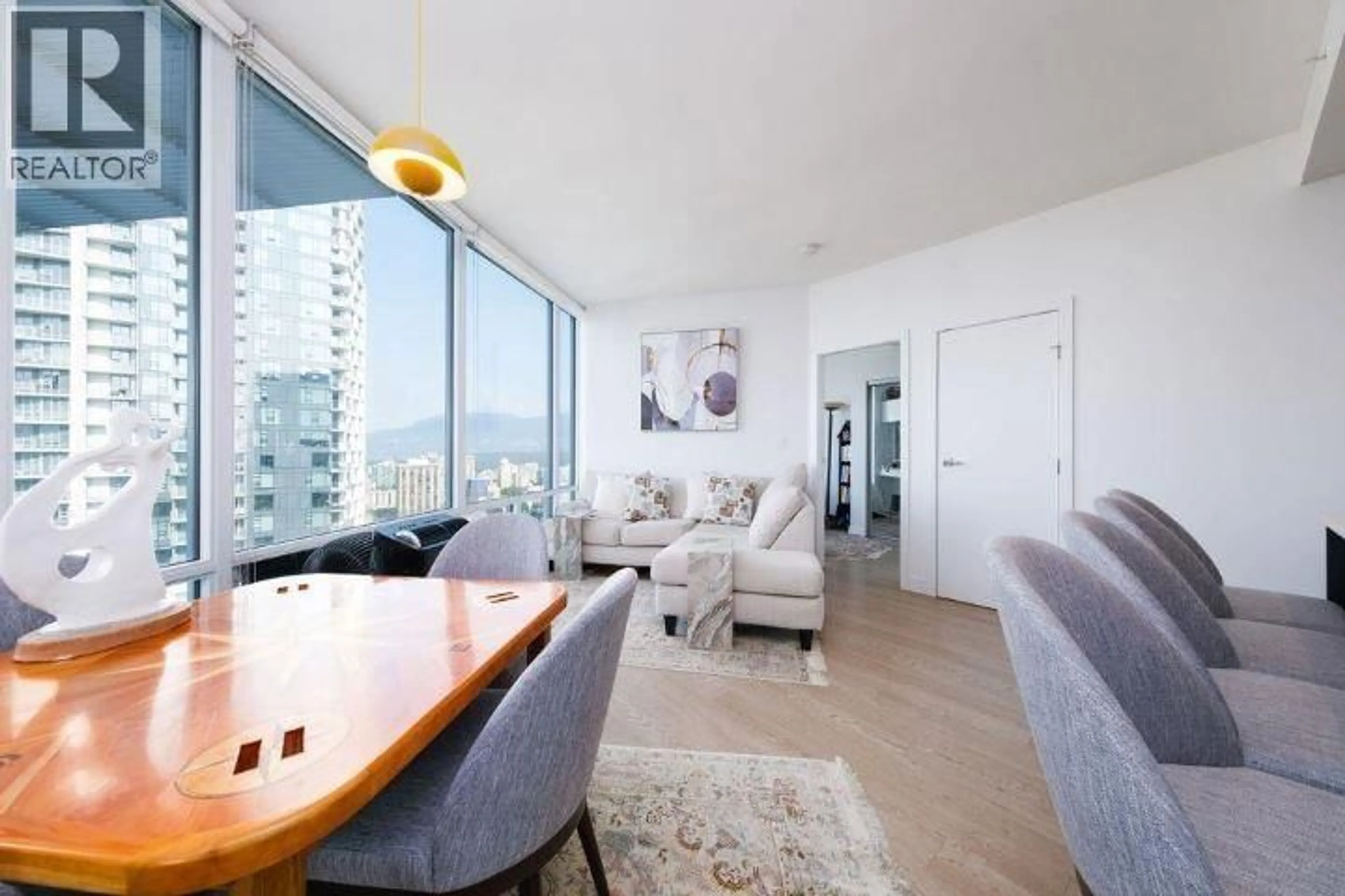 Living room with furniture, unknown for 3708 - 1283 HOWE STREET, Vancouver British Columbia V6Z0E3