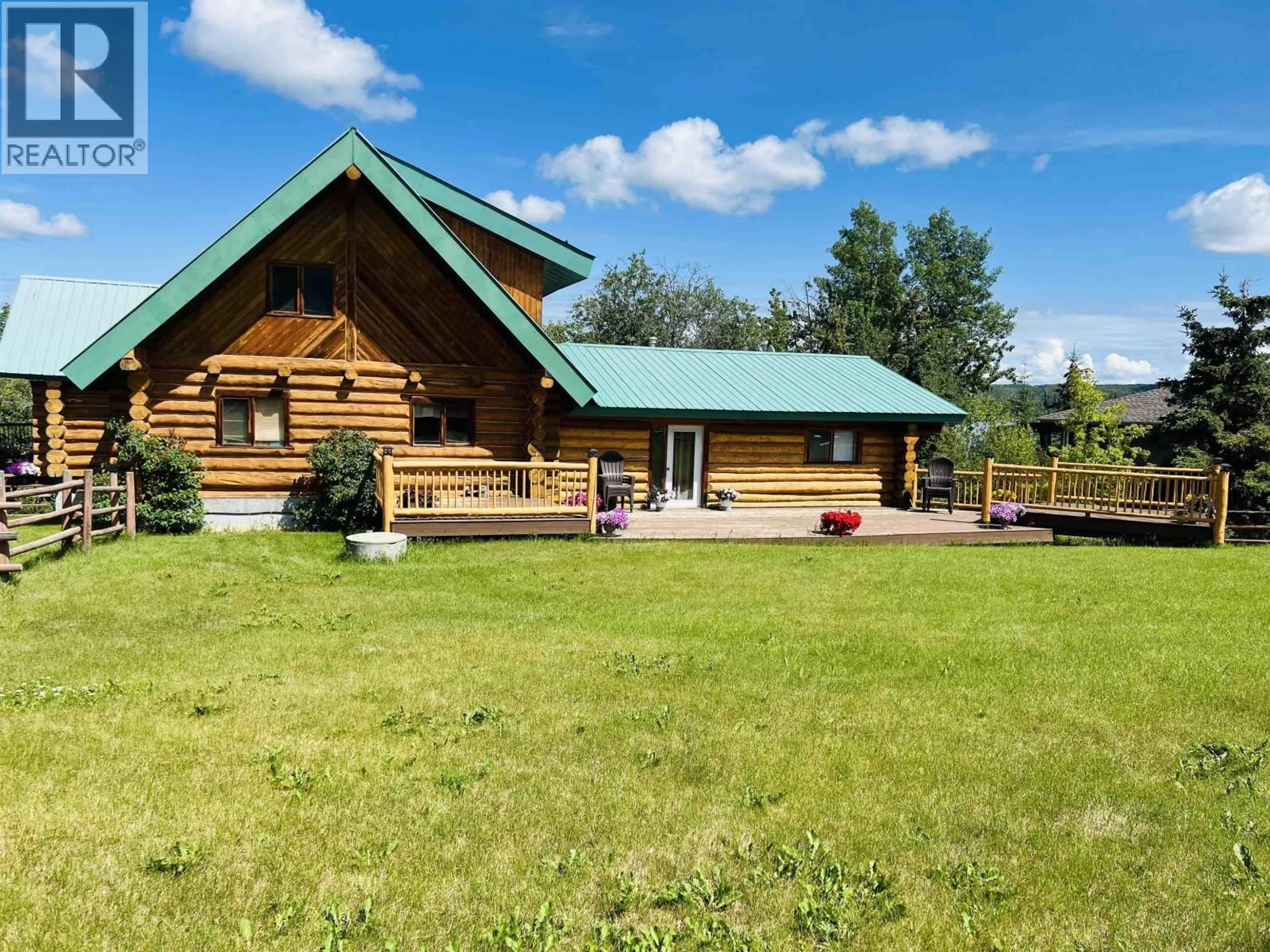 A pic from outside/outdoor area/front of a property/back of a property/a pic from drone, mountain view for 13351 CHARLIE LAKE CRESCENT, Charlie Lake British Columbia V0C1H0