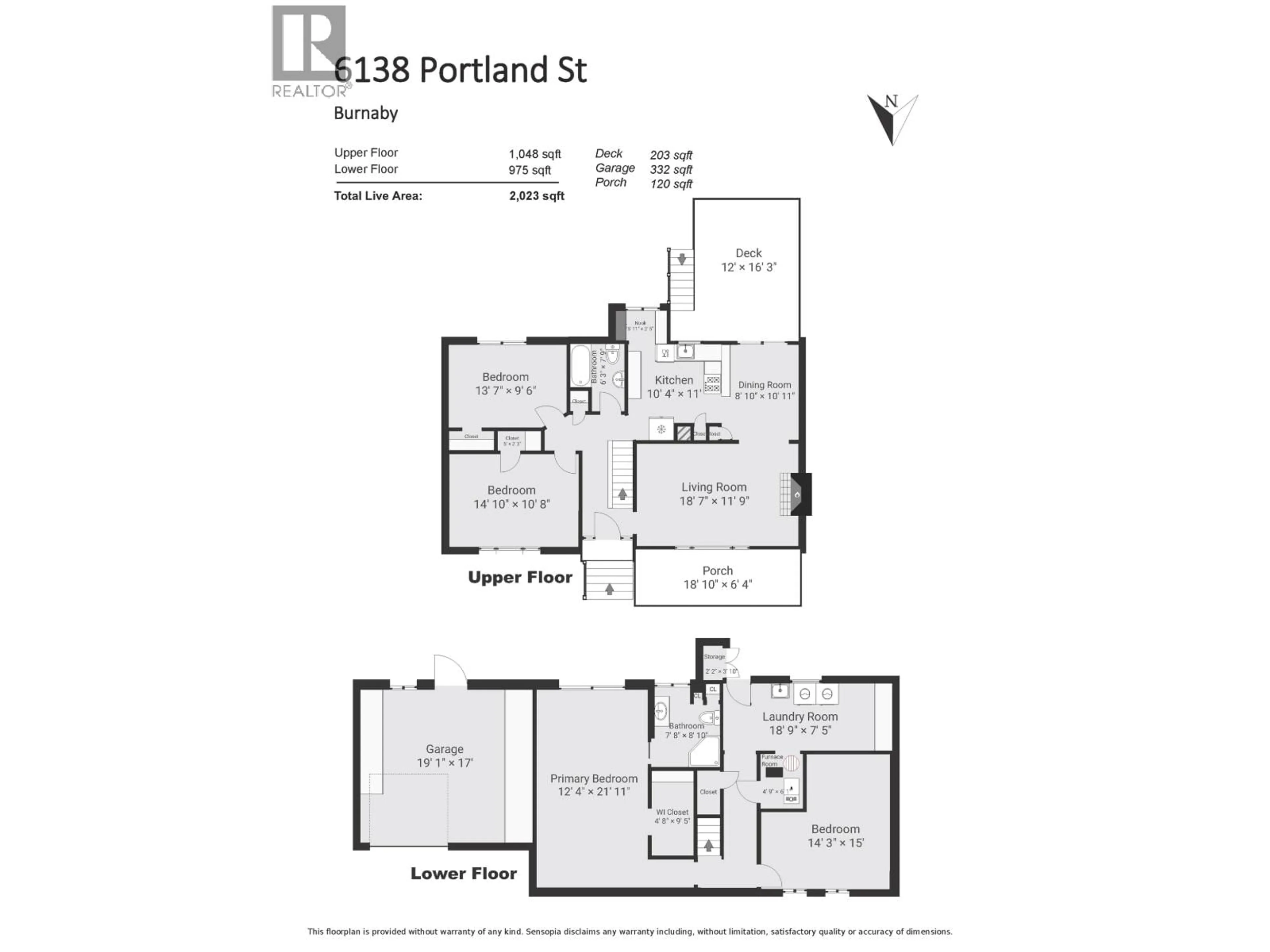 Floor plan for 6138 PORTLAND STREET, Burnaby British Columbia V5J2S2