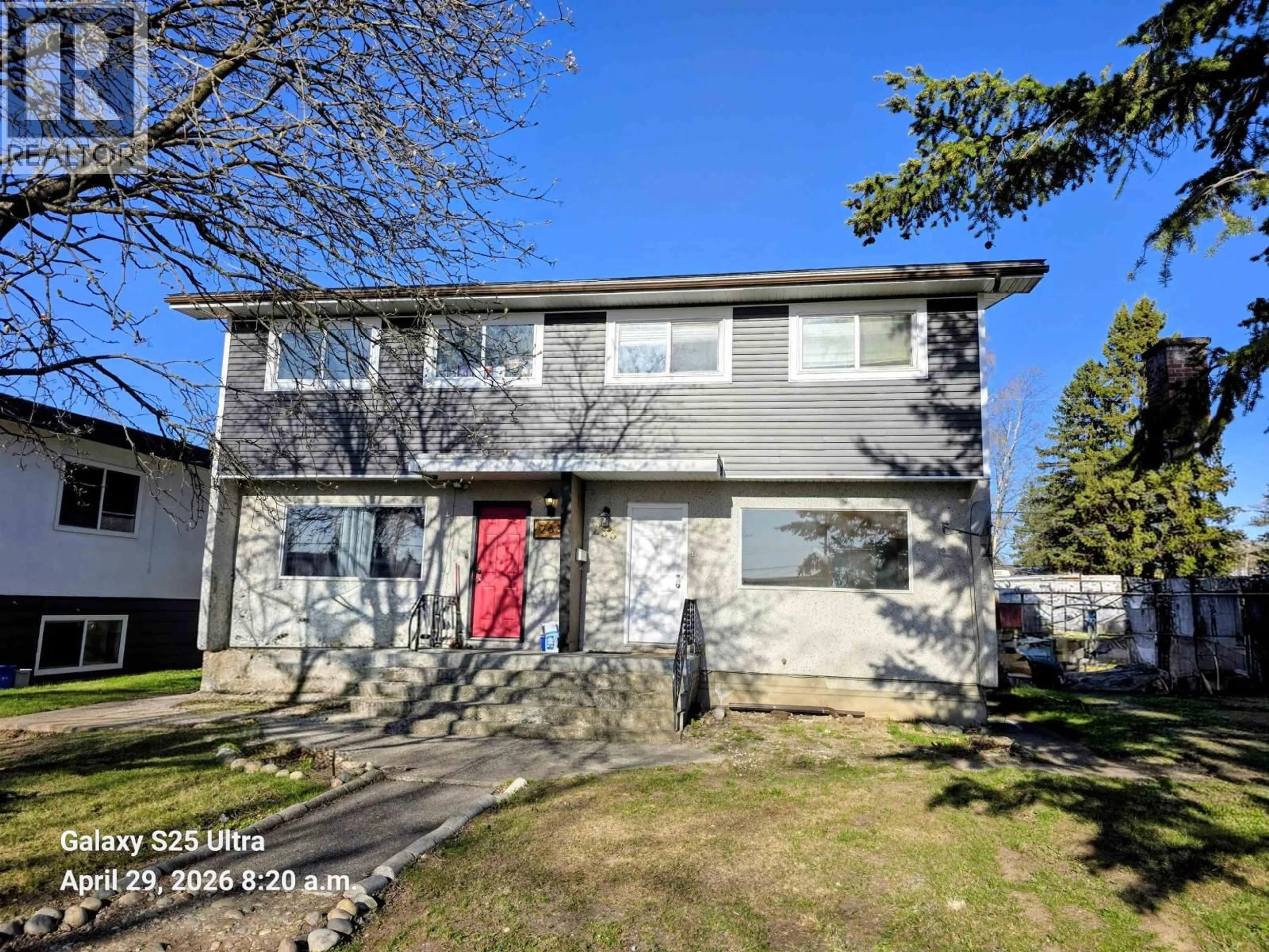 Home with vinyl exterior material, street for 253 MOFFAT STREET, Prince George British Columbia V2M3L4