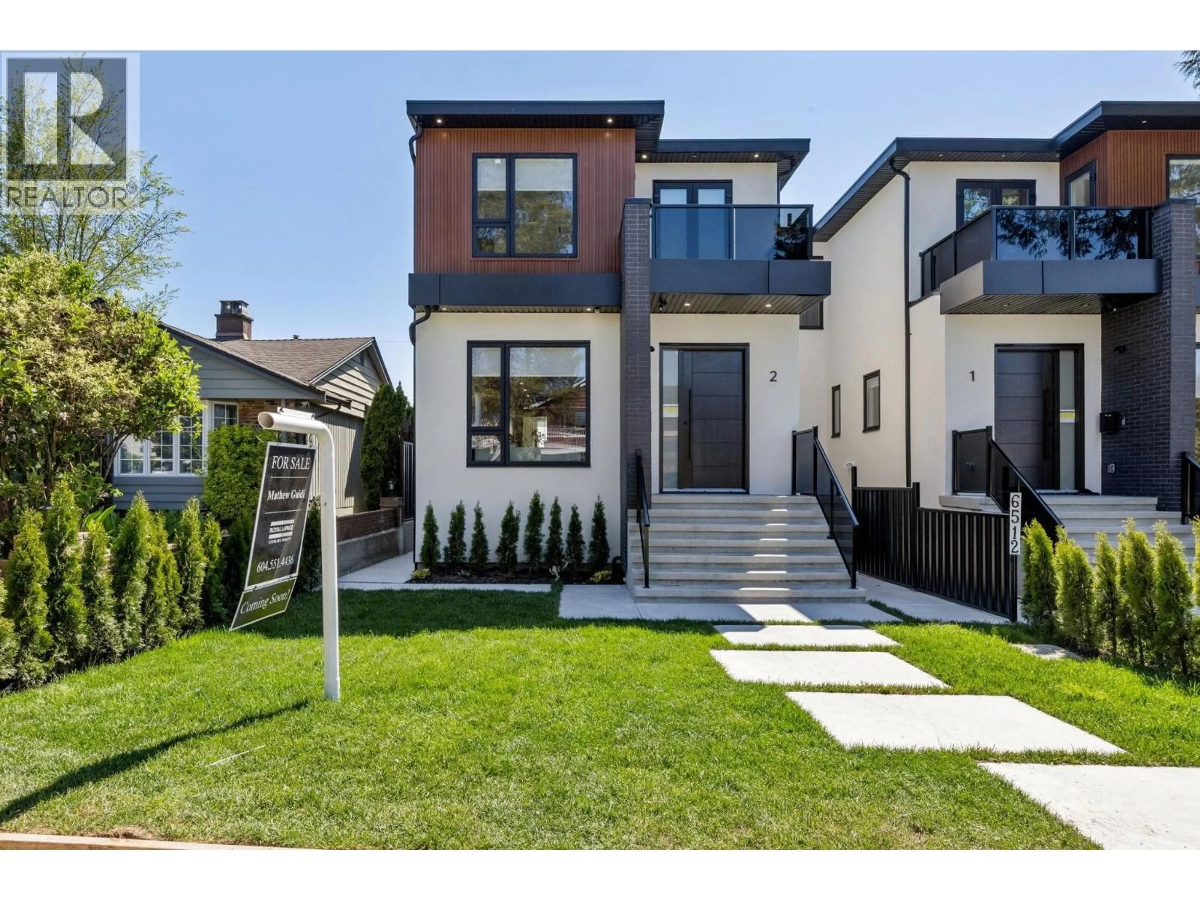 Home with brick exterior material, street for 2 - 6512 GRANT STREET, Burnaby British Columbia V5B2K8