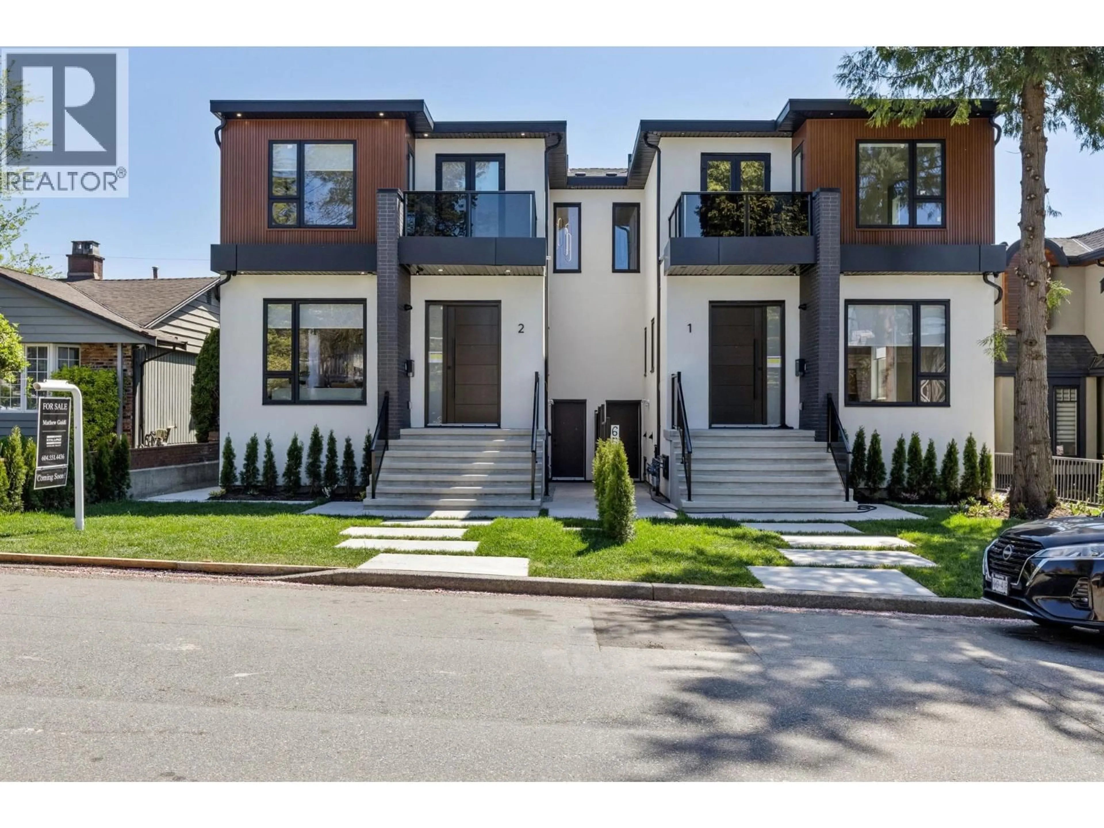 Home with brick exterior material, street for 2 - 6512 GRANT STREET, Burnaby British Columbia V5B2K8