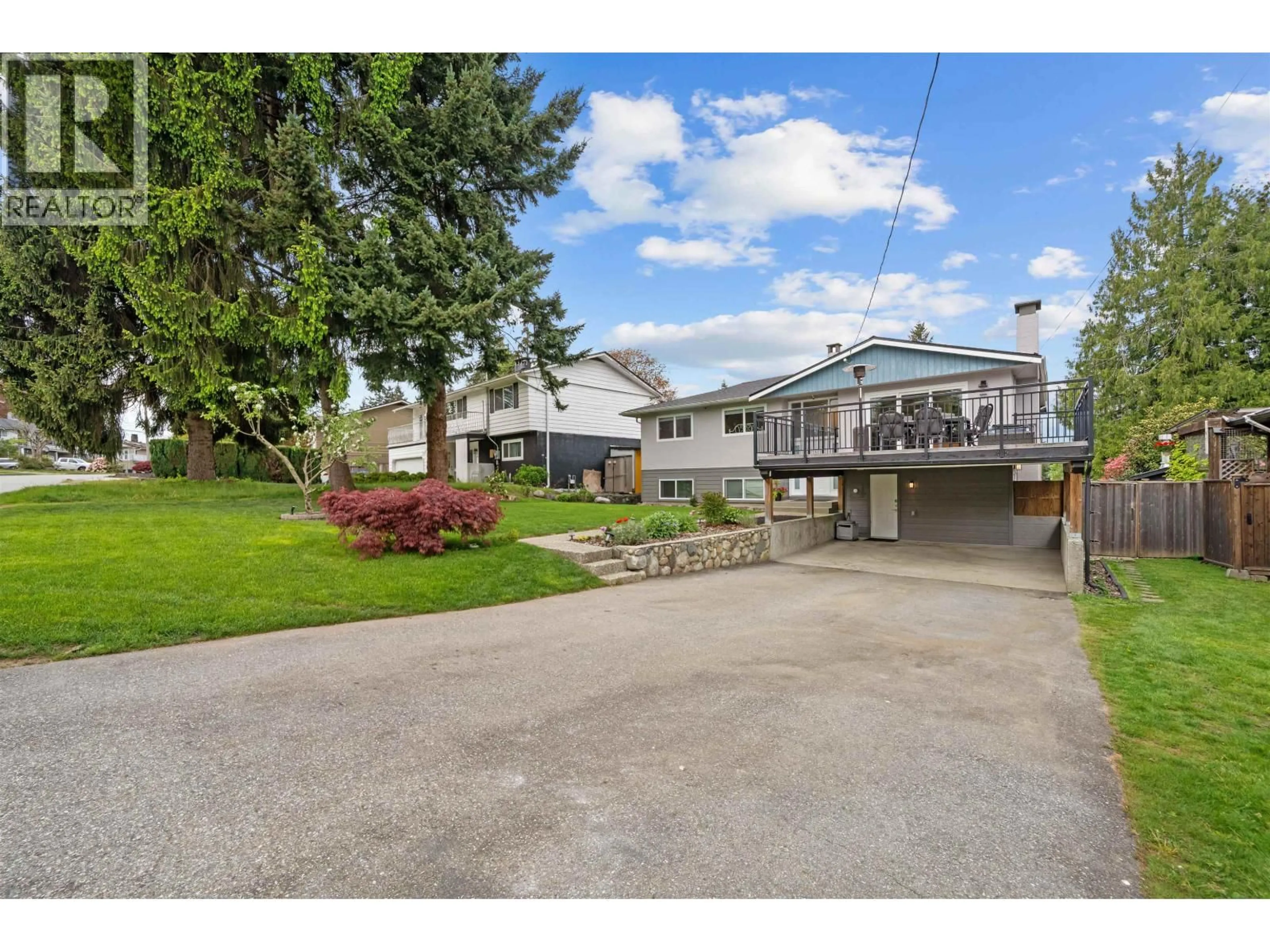 A pic from outside/outdoor area/front of a property/back of a property/a pic from drone, street for 2115 AUDREY DRIVE, Port Coquitlam British Columbia V3C1G9