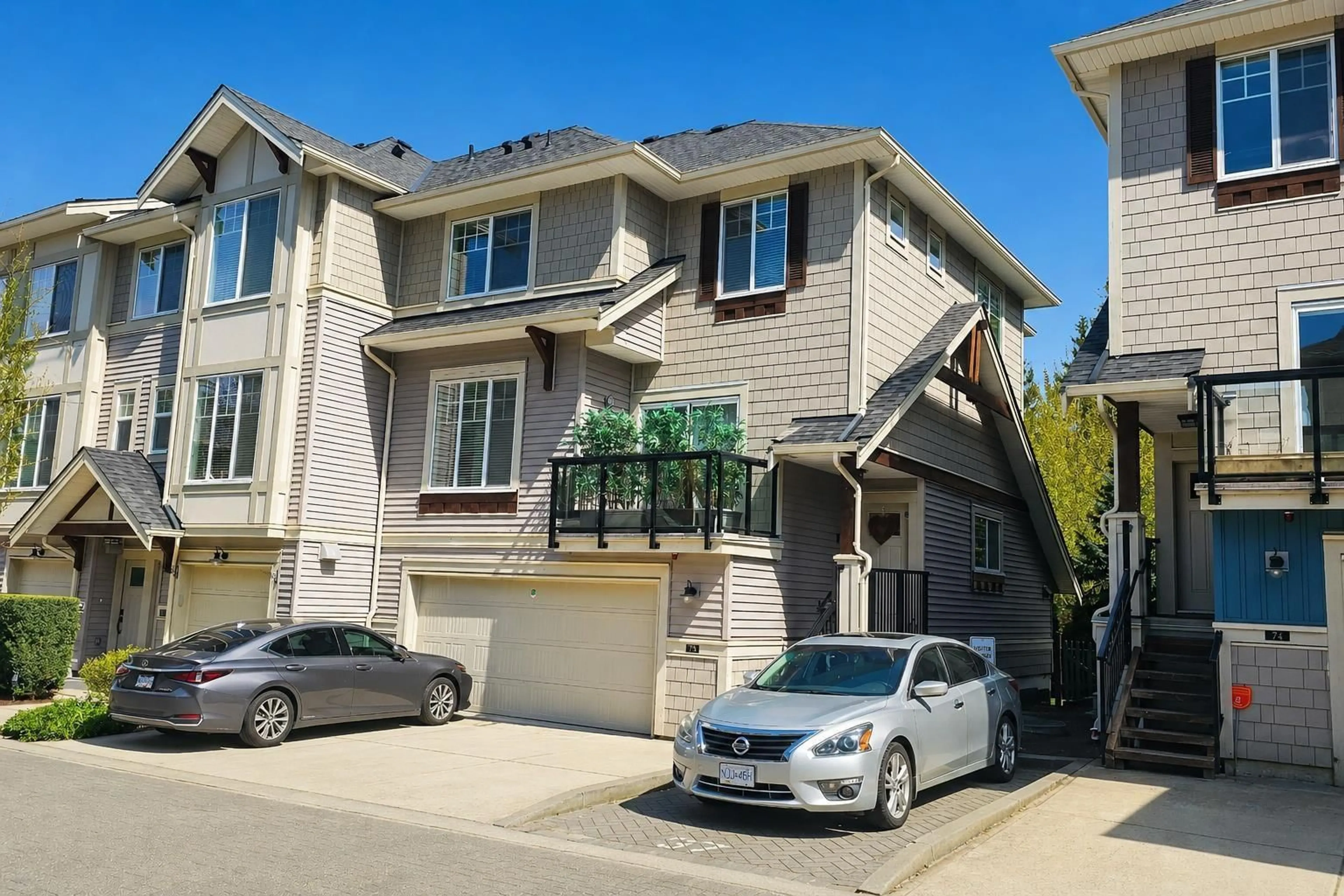 A pic from outside/outdoor area/front of a property/back of a property/a pic from drone, street for 73 - 20498 82 AVENUE, Langley British Columbia V2Y0V1