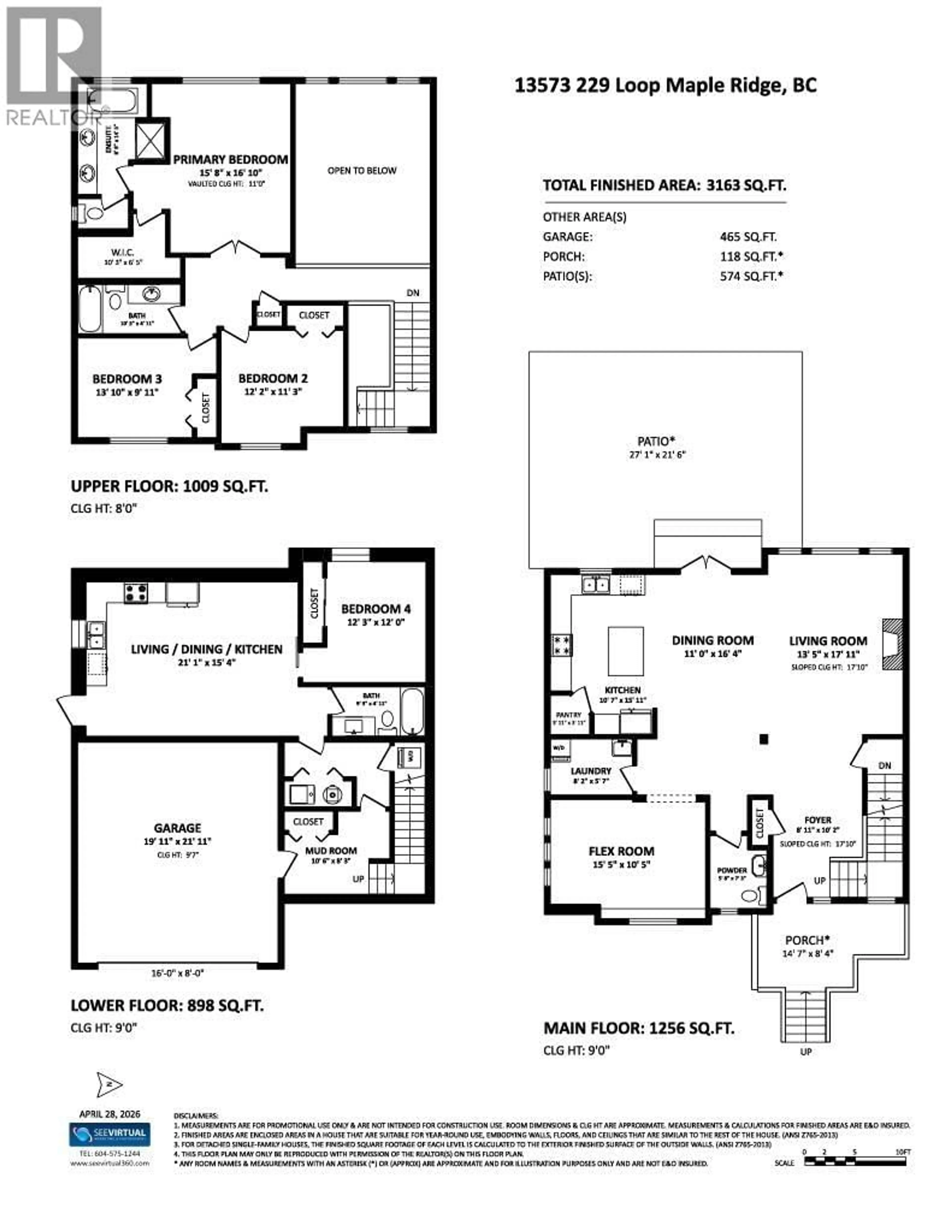 Floor plan for 13573 229 LOOP, Maple Ridge British Columbia V4R0E5
