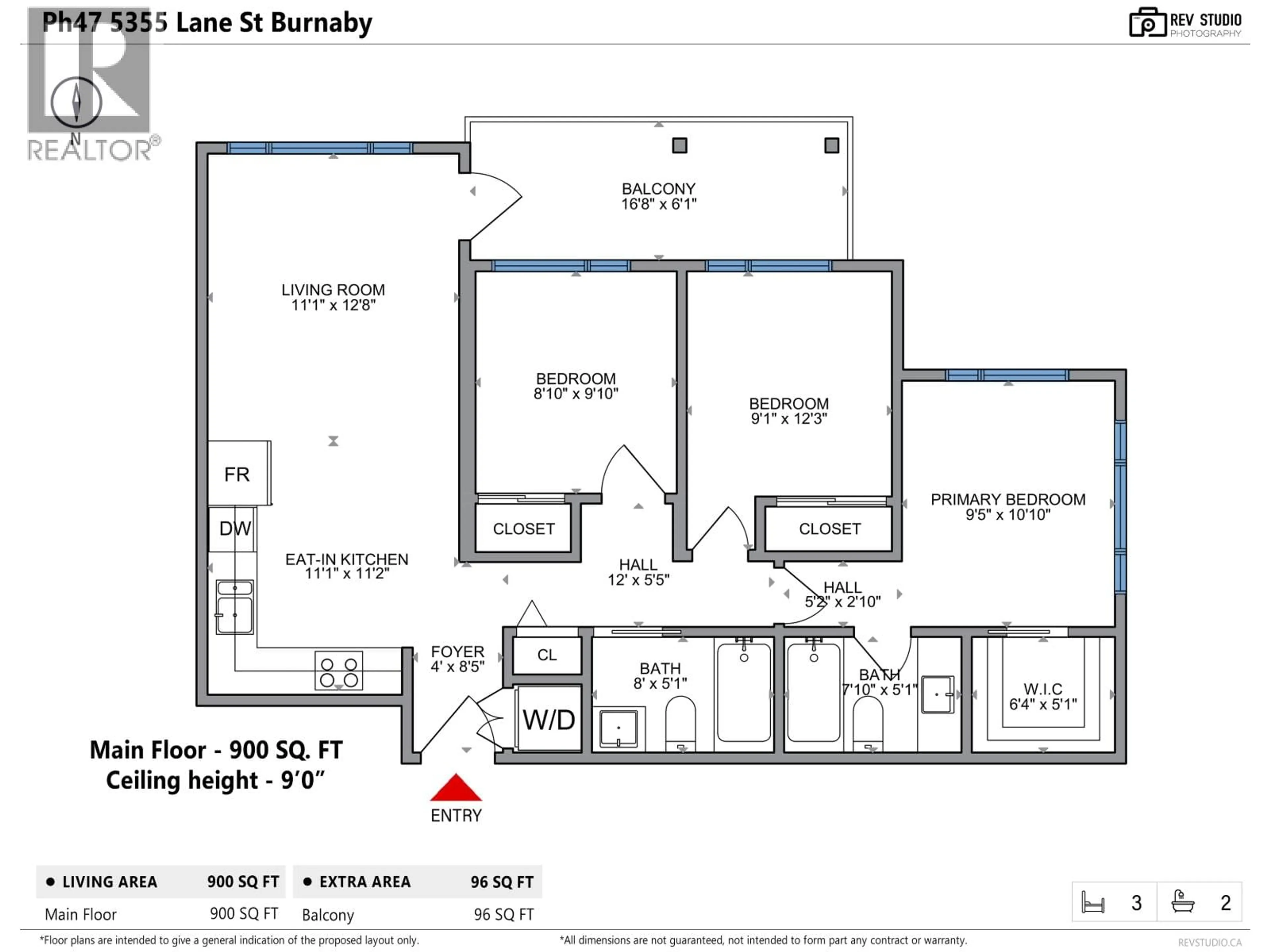 Floor plan for PH47 - 5355 LANE STREET, Burnaby British Columbia V5H0H1