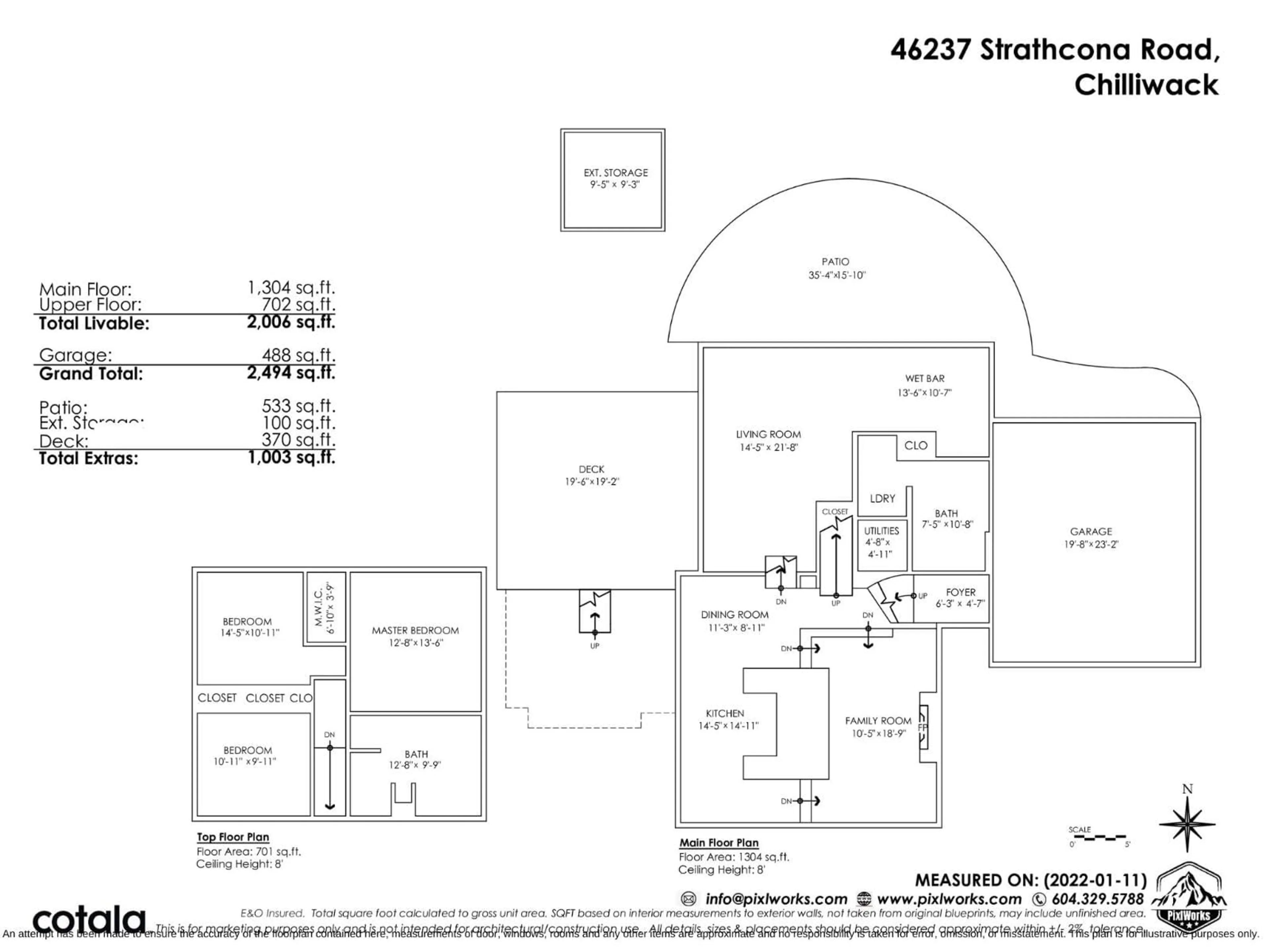 Floor plan for 46237 STRATHCONA ROAD, Chilliwack British Columbia V2P3T1
