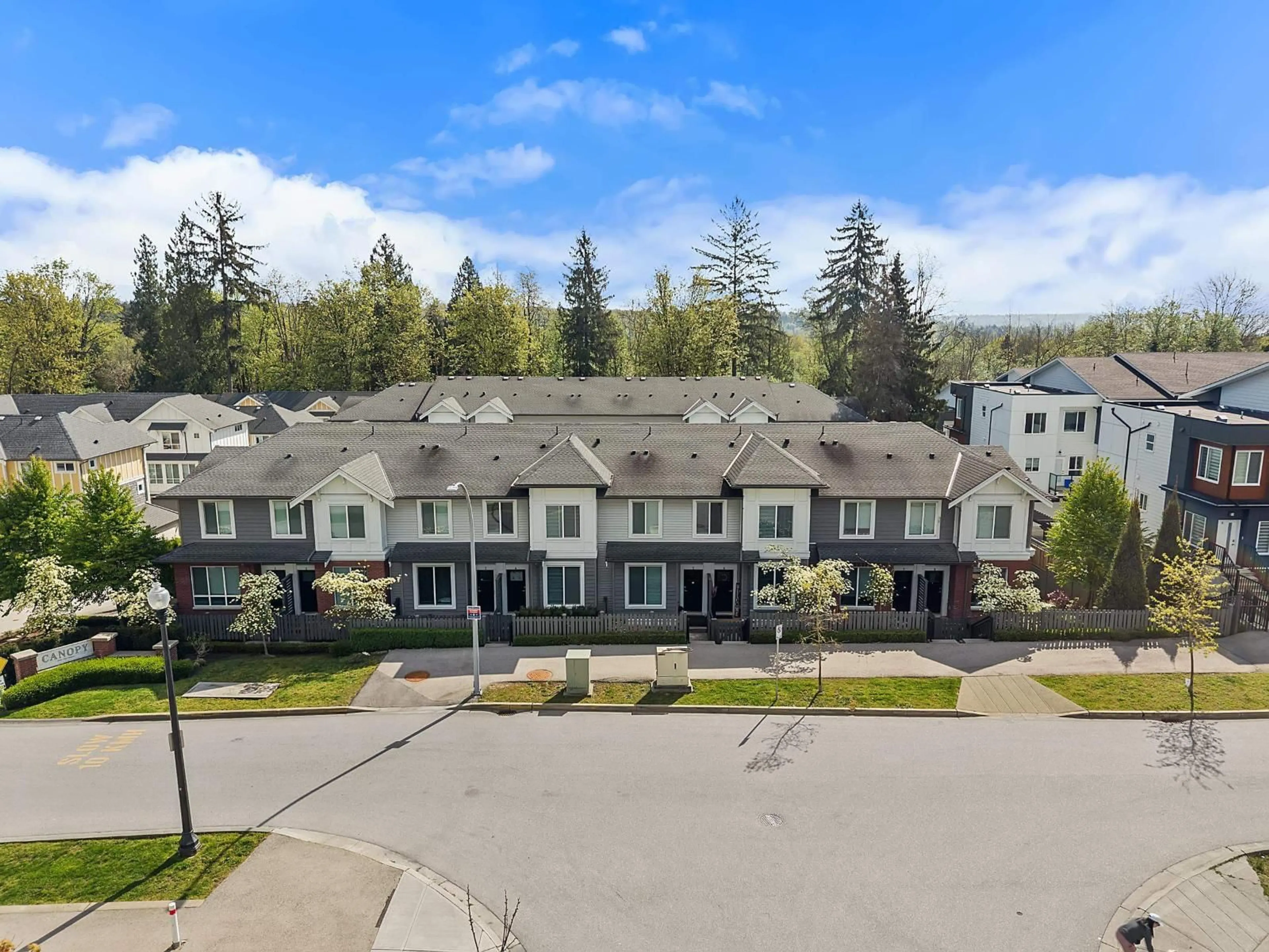 A pic from outside/outdoor area/front of a property/back of a property/a pic from drone, mountain view for 6 - 9688 162A STREET, Surrey British Columbia V4N6V3