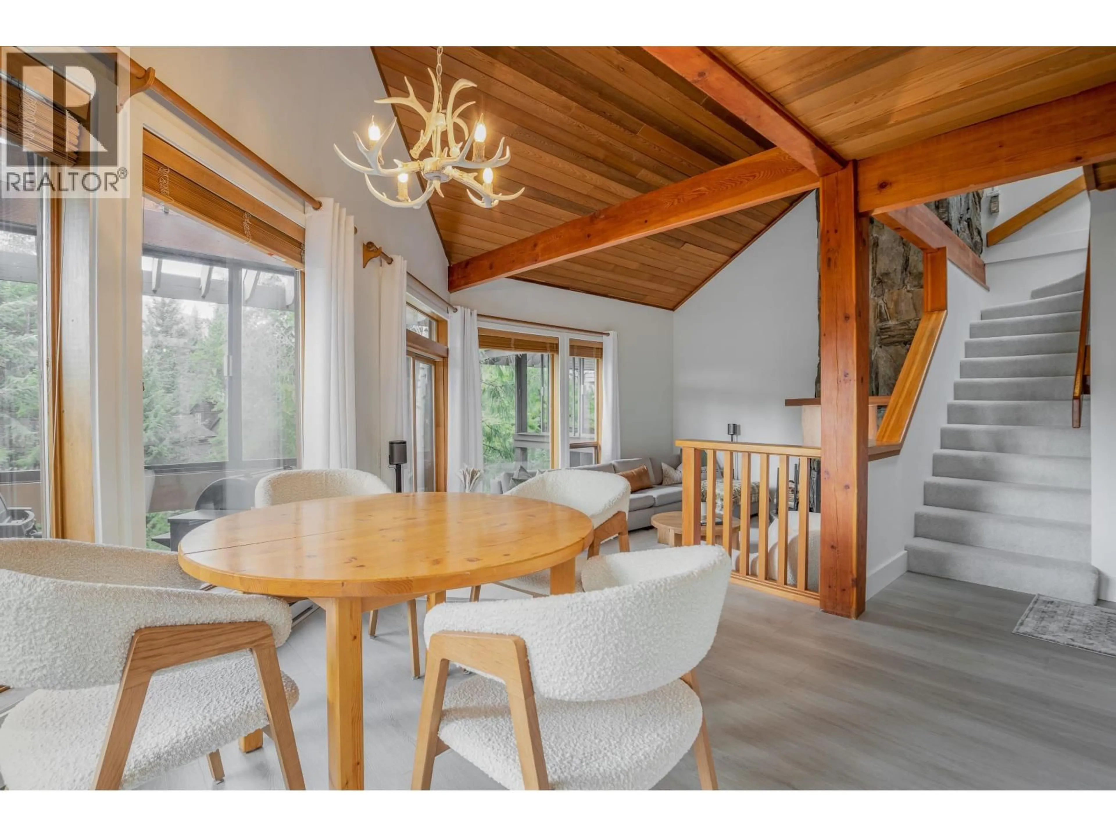 Dining room, wood/laminate floor for 206 - 6117 EAGLE DRIVE, Whistler British Columbia V0N1B6
