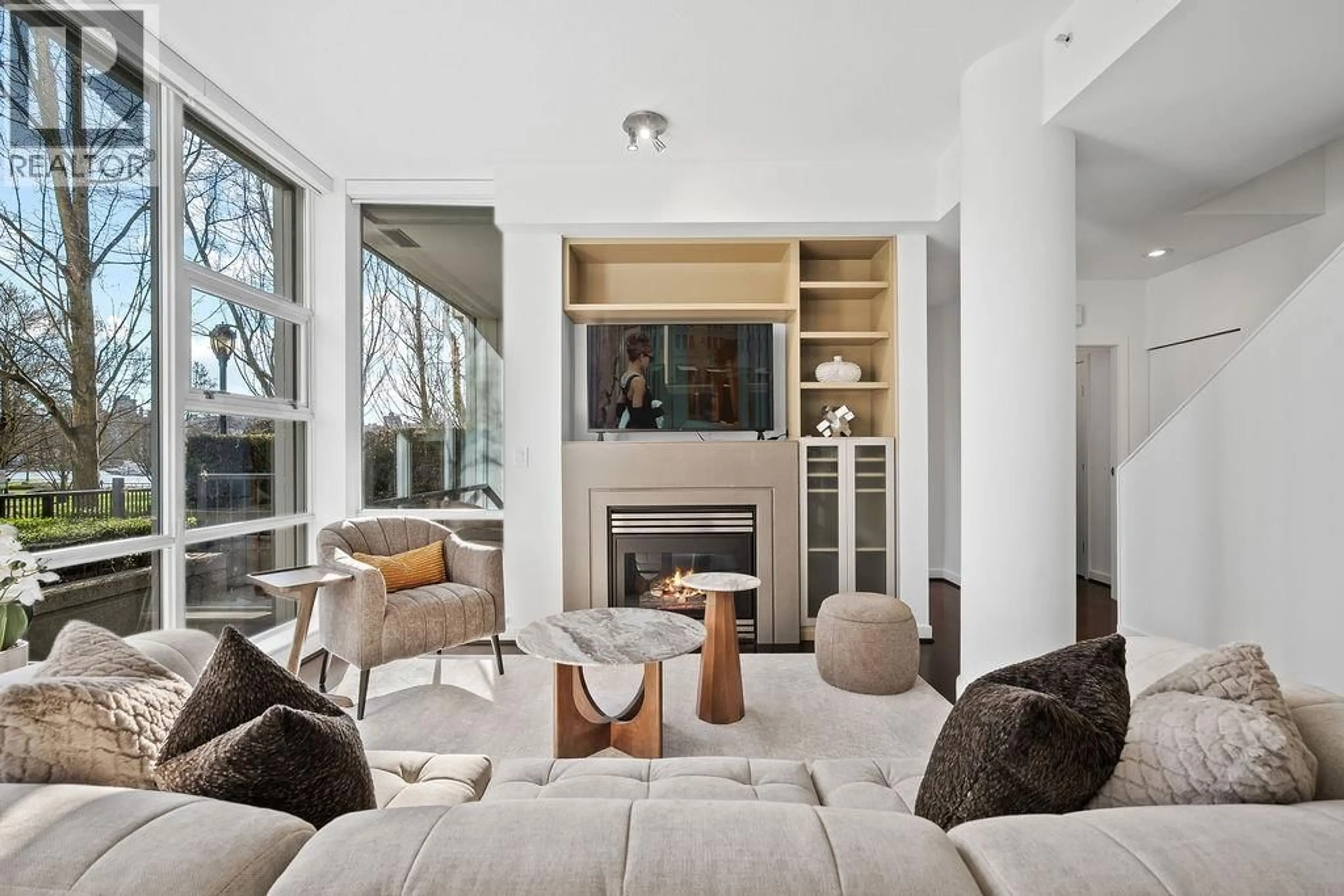 Living room with furniture, unknown for TH105 - 638 BEACH CRESCENT, Vancouver British Columbia V6Z3H4
