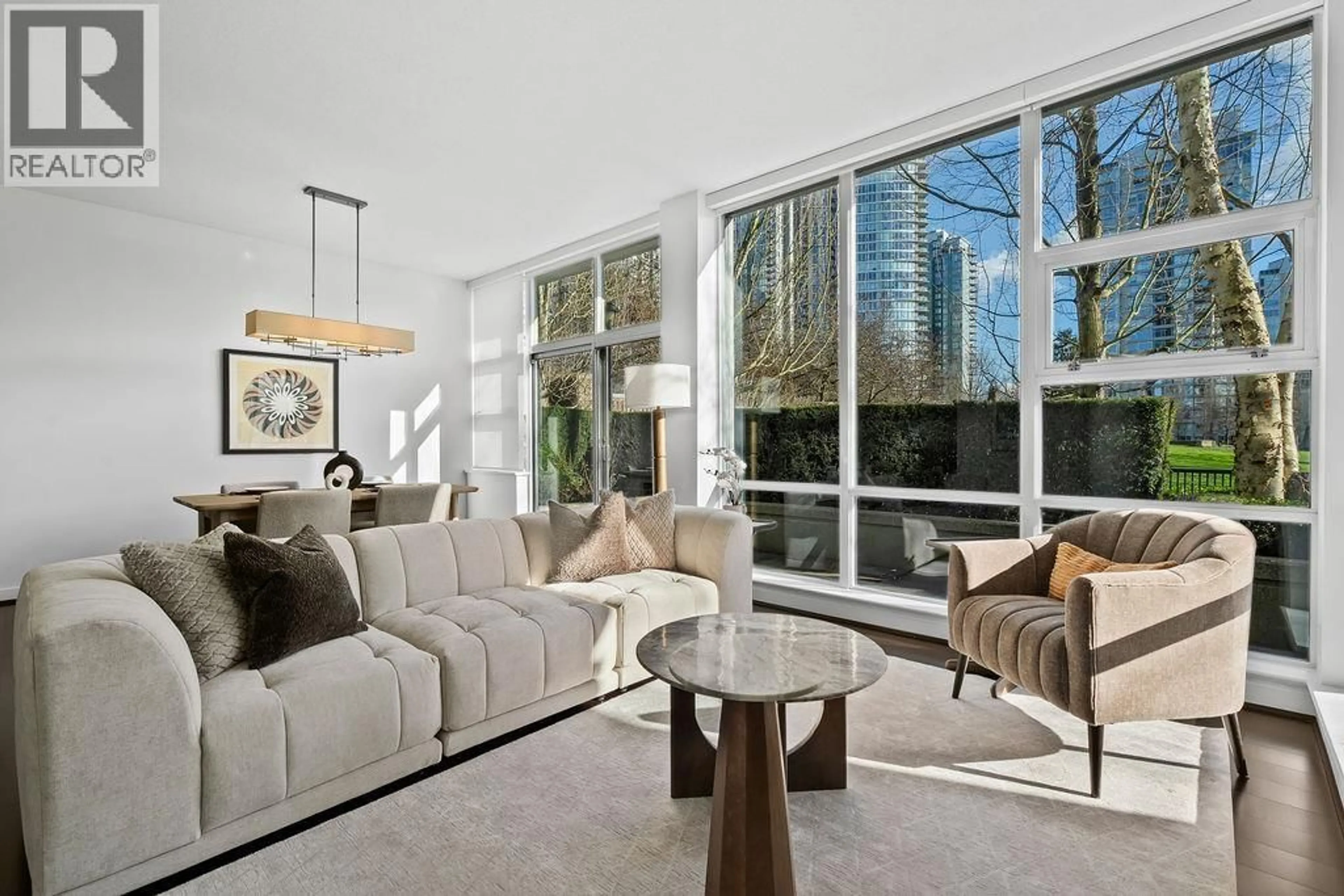 Living room with furniture, unknown for TH105 - 638 BEACH CRESCENT, Vancouver British Columbia V6Z3H4