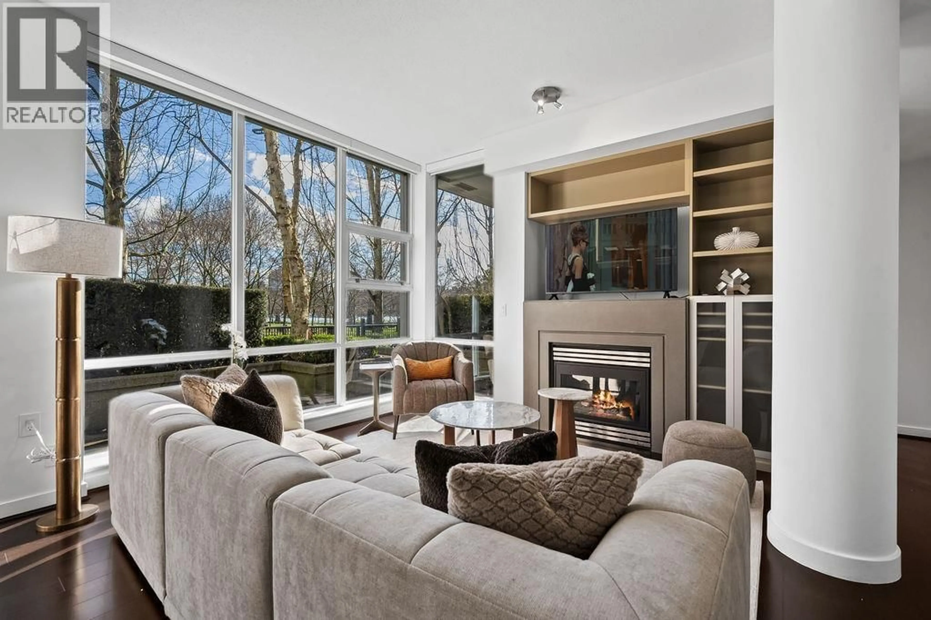 Living room with furniture, unknown for TH105 - 638 BEACH CRESCENT, Vancouver British Columbia V6Z3H4