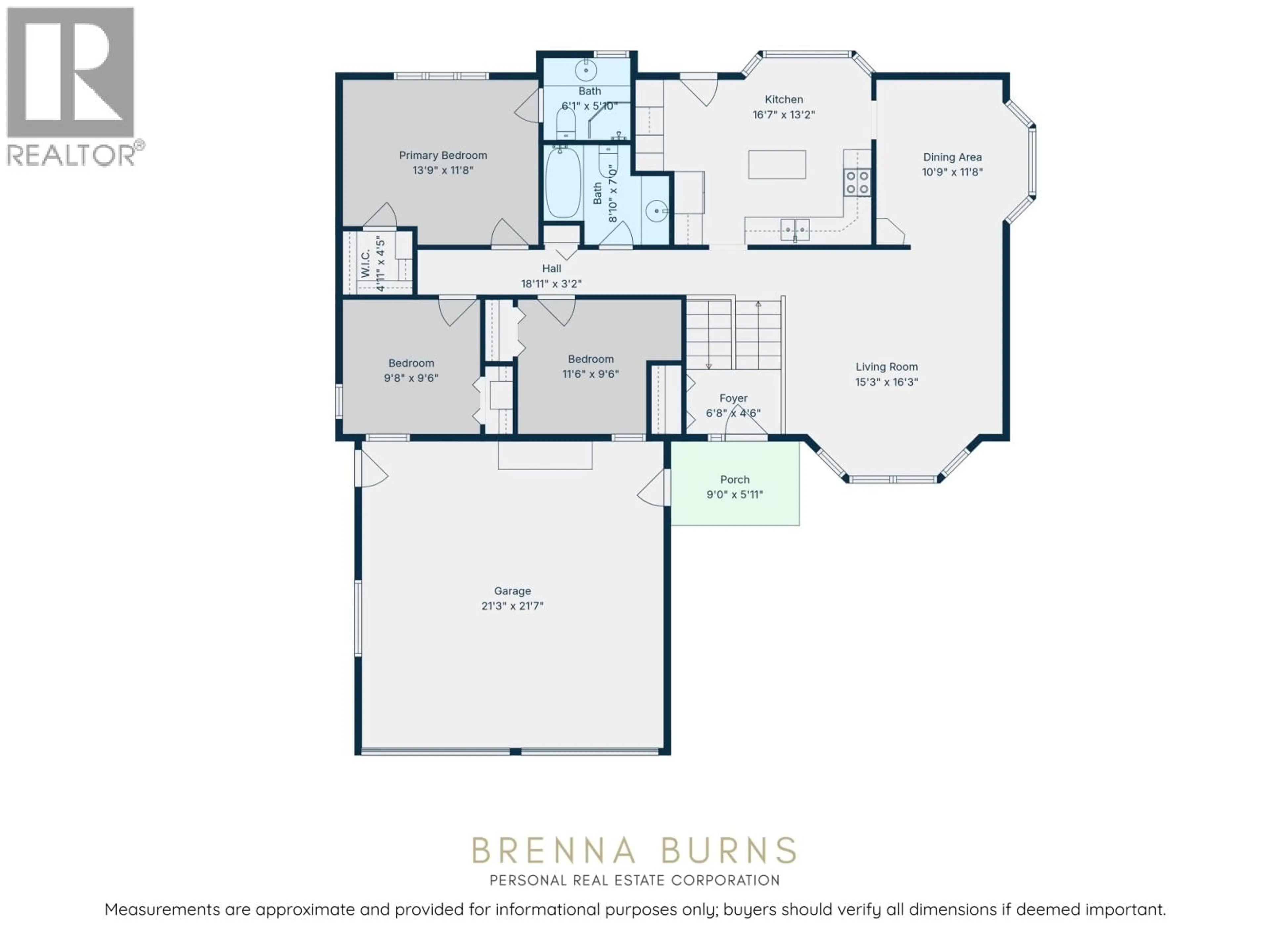 Floor plan for 11316 106 STREET, Fort St. John British Columbia V1J6H6