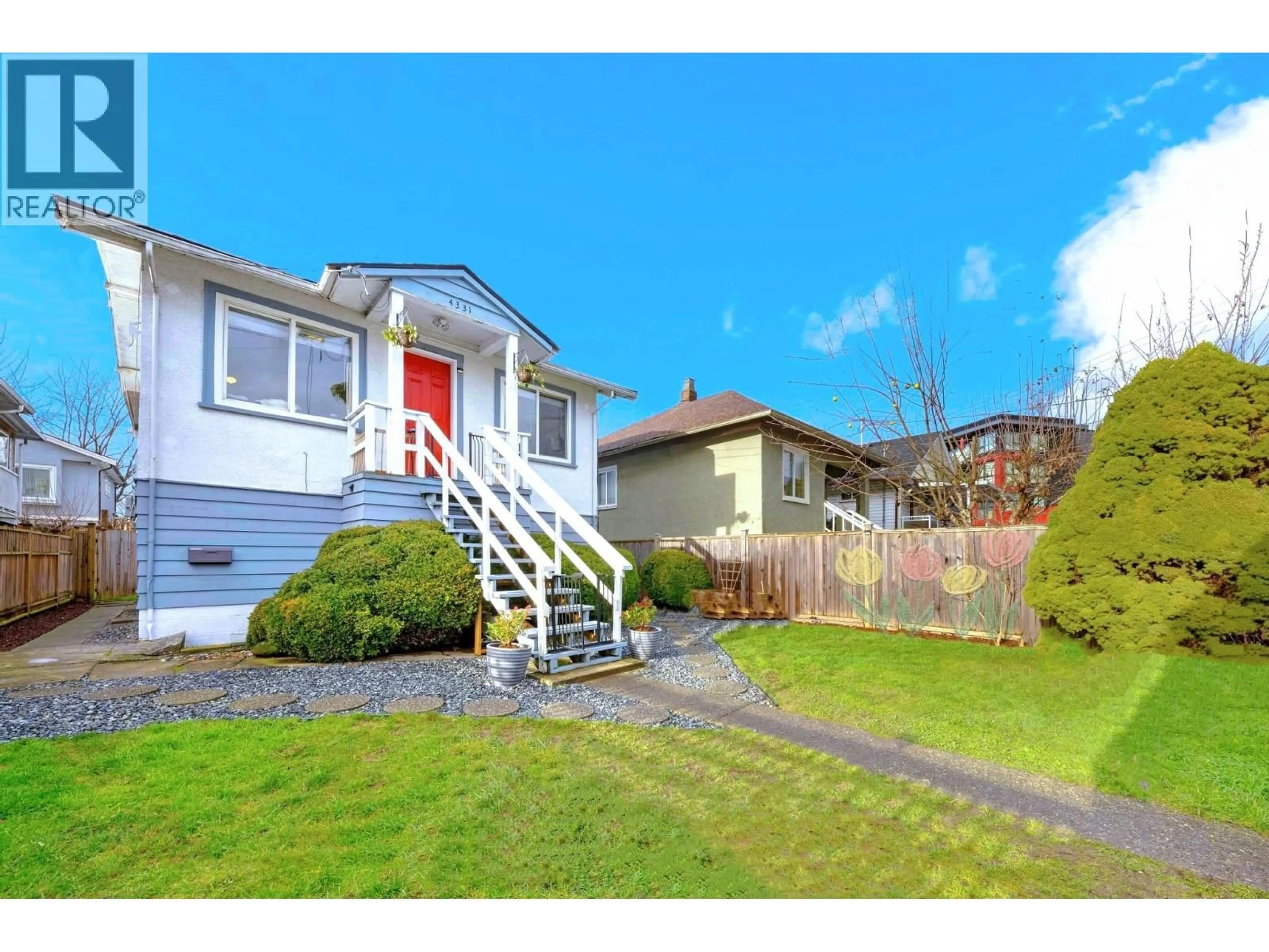 Home with vinyl exterior material, street for 4331 MILLER STREET, Vancouver British Columbia V5N4A1