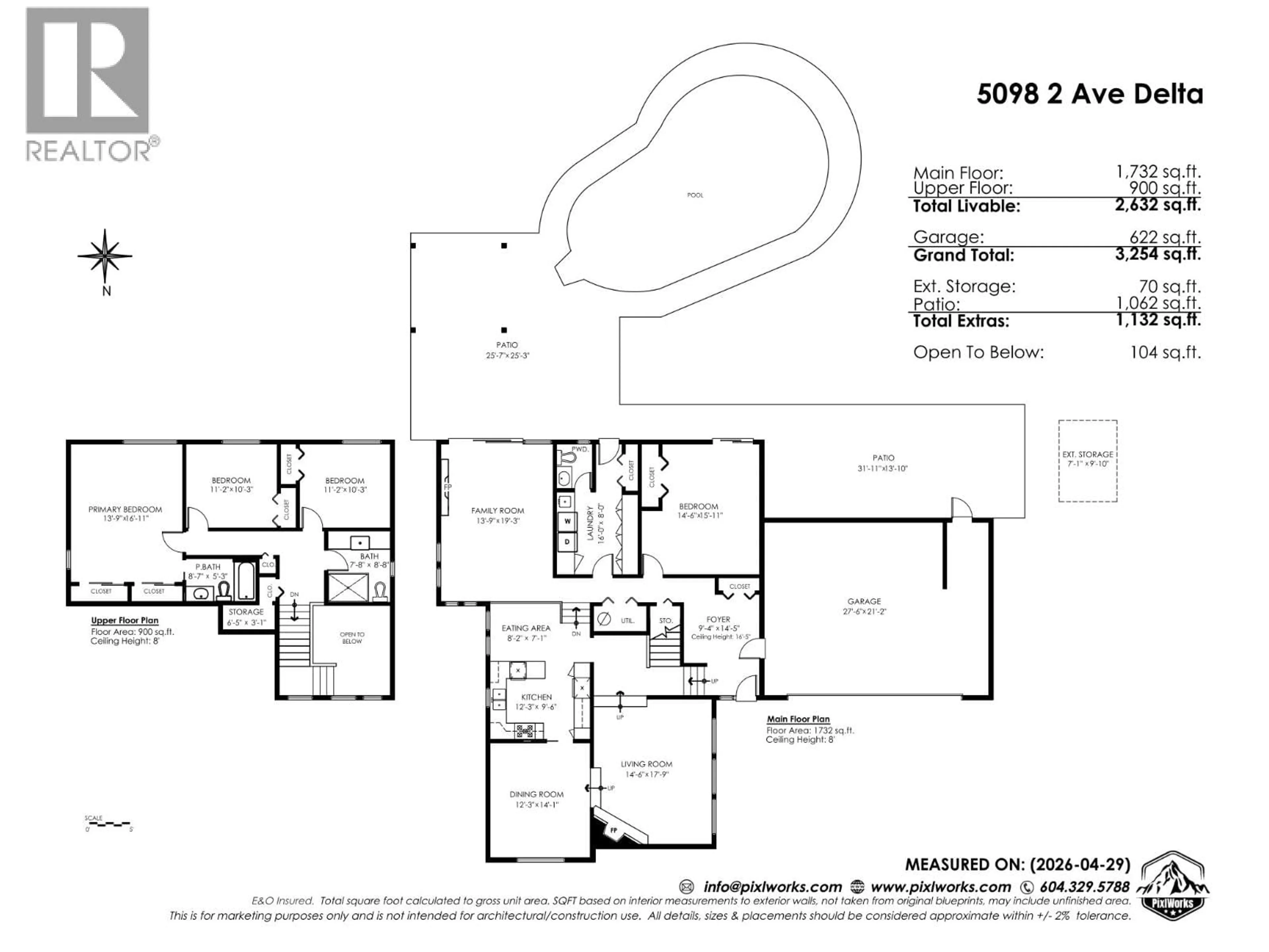 Floor plan for 5098 2 AVENUE, Delta British Columbia V4M1C8