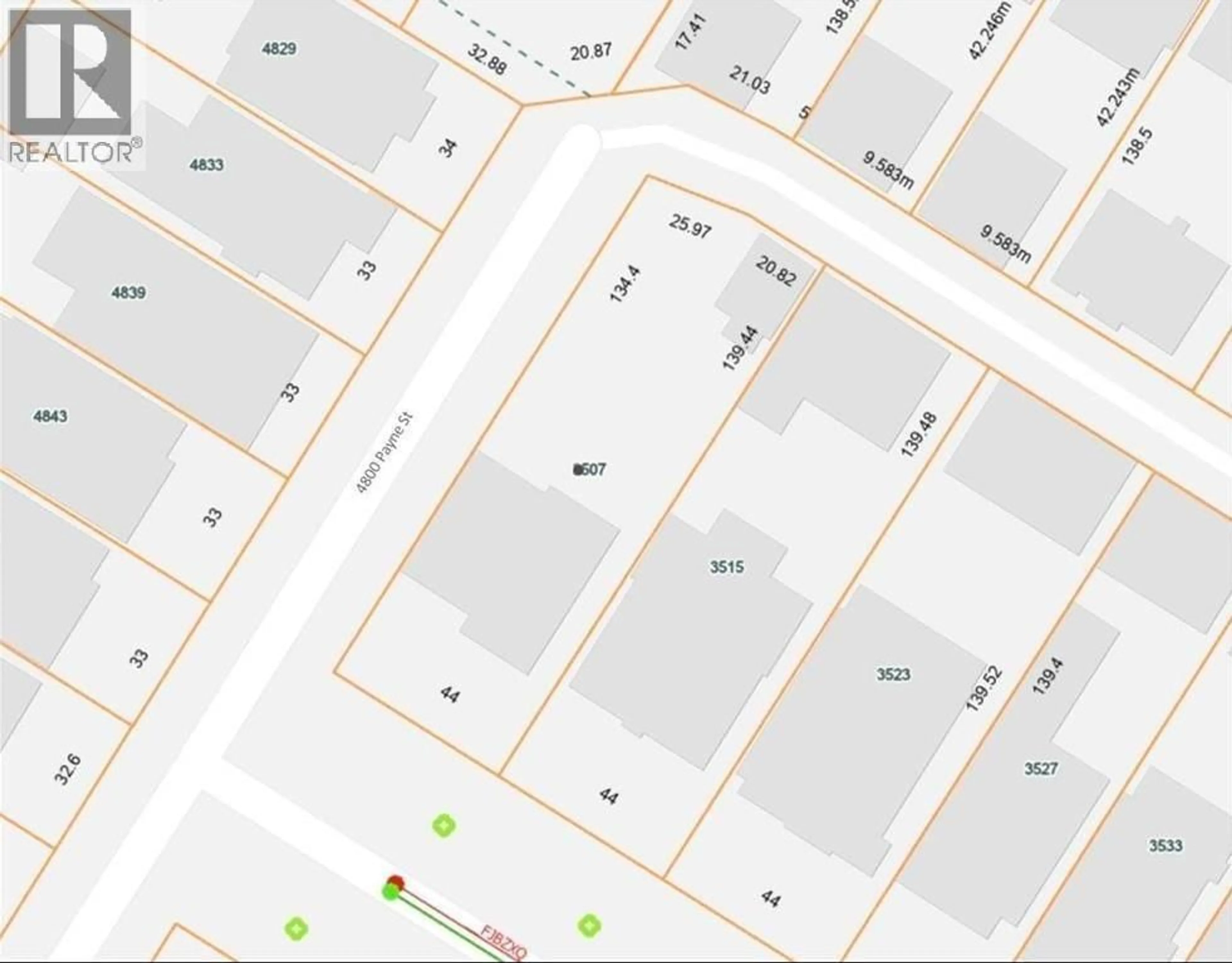 Picture of a map for 3507 MONMOUTH AVENUE, Vancouver British Columbia V5R5S1