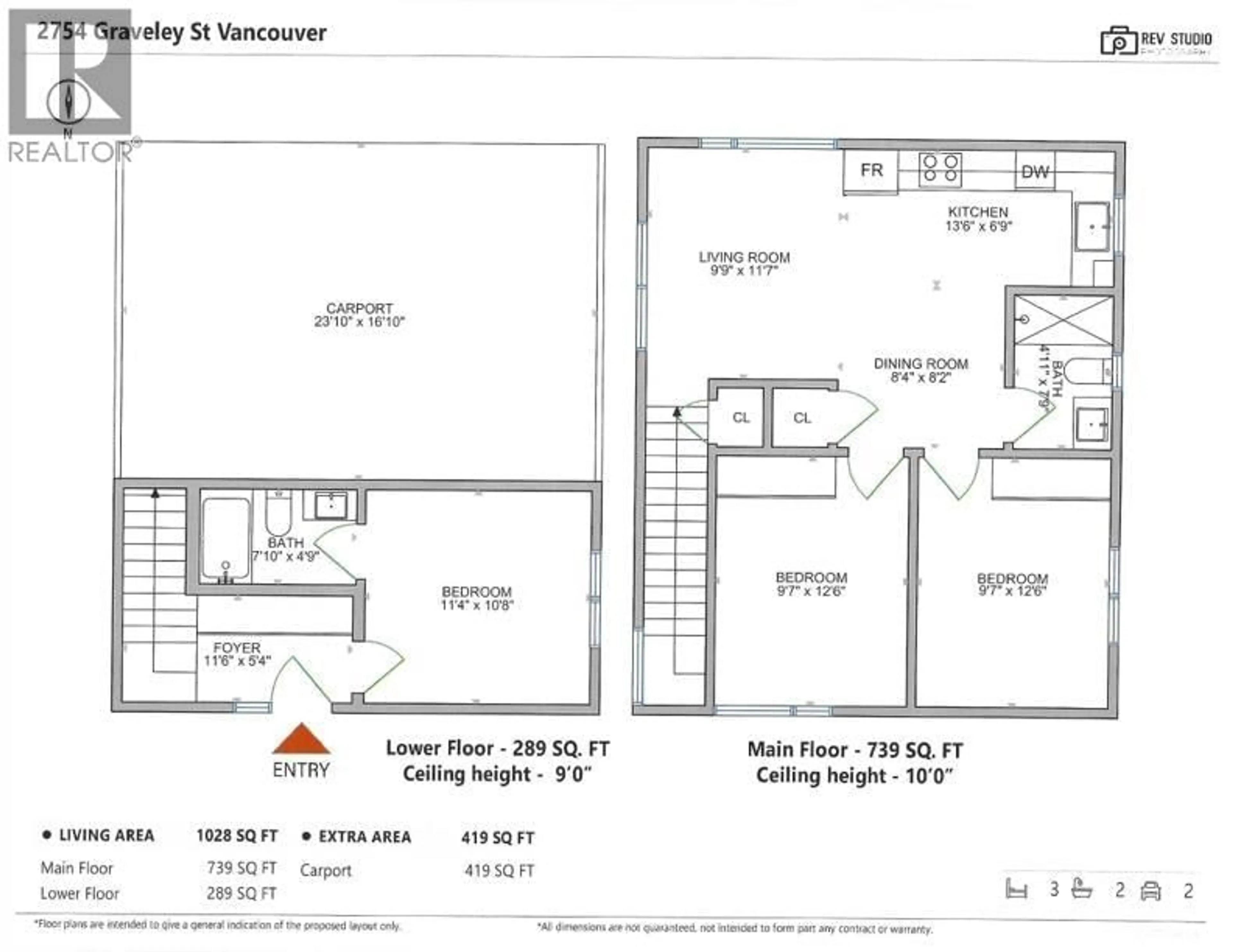 Floor plan for 2754 GRAVELEY STREET, Vancouver British Columbia V5K3J7