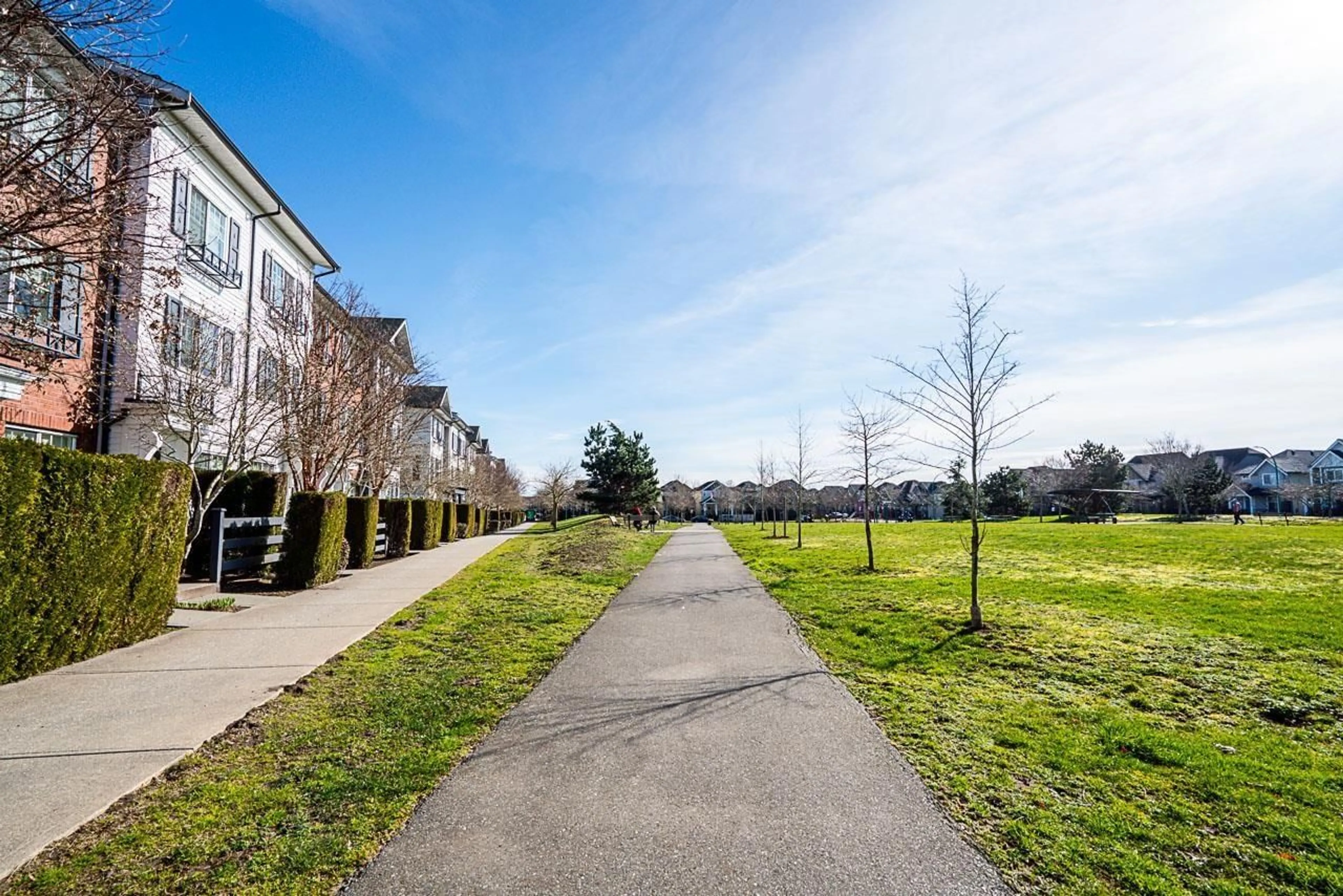 A pic from outside/outdoor area/front of a property/back of a property/a pic from drone, street for 6 - 7348 192A STREET, Surrey British Columbia V4N6J2