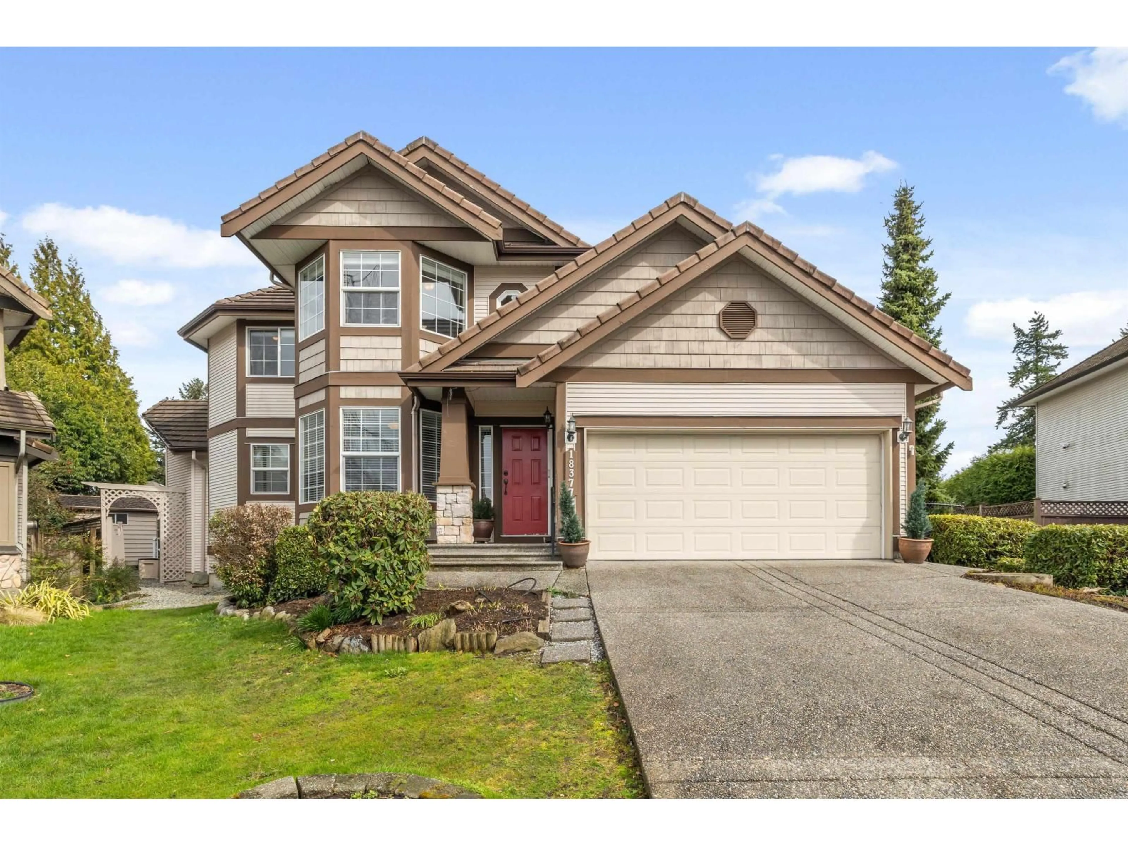Home with vinyl exterior material, street for 18377 66TH AVENUE, Surrey British Columbia V3S9A1