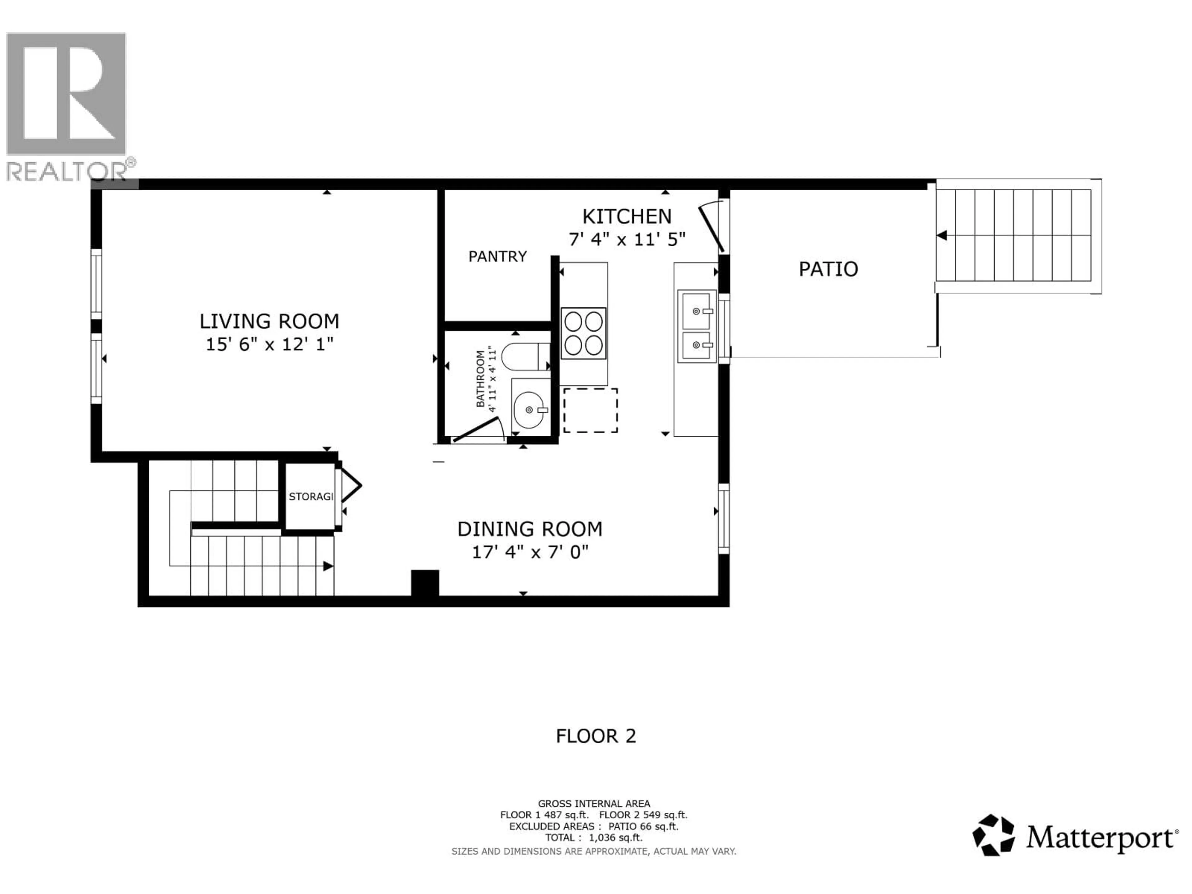 Floor plan for 10219 102 AVENUE, Fort St. John British Columbia V1J2E4