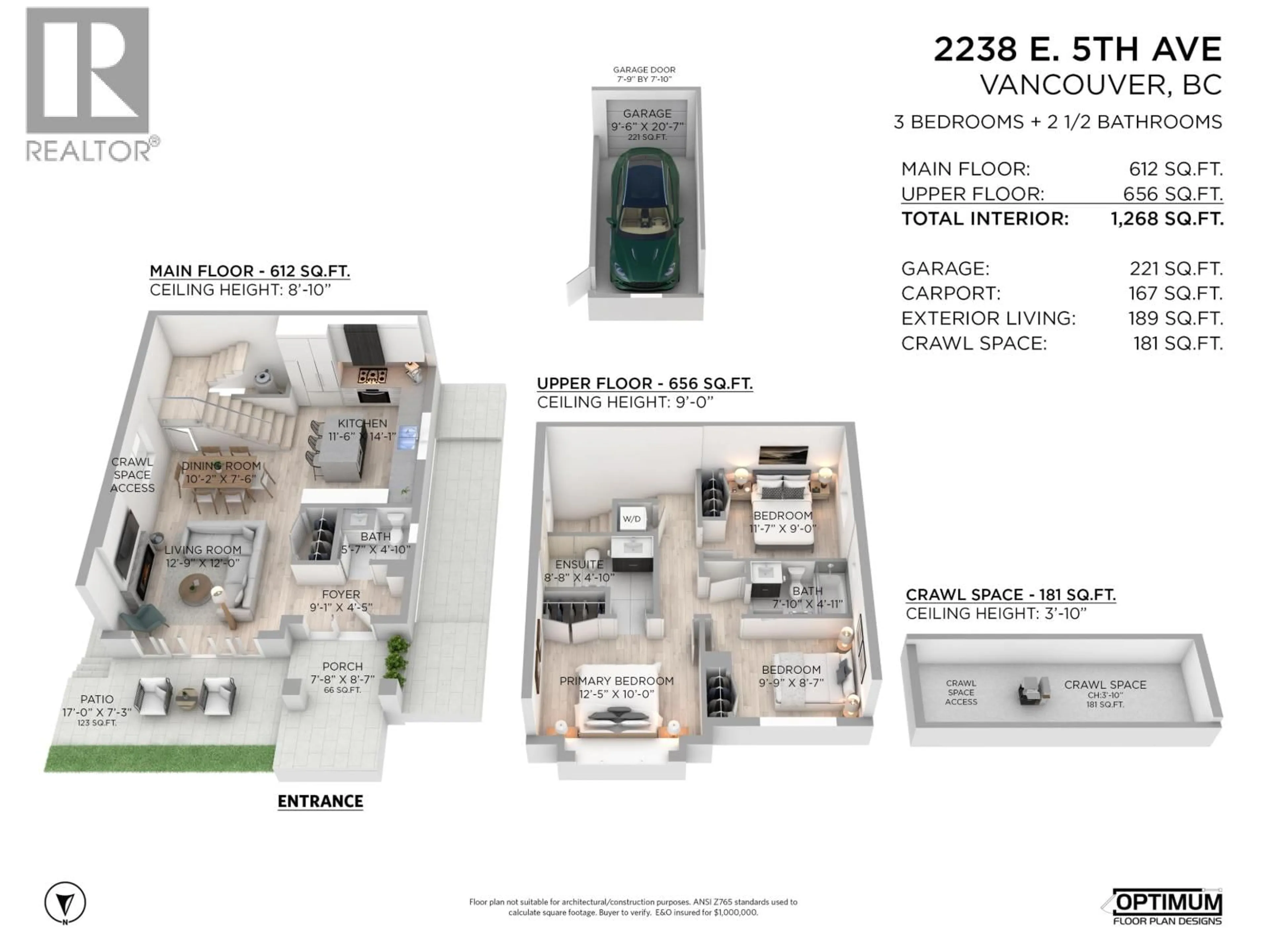 Floor plan for 2238 5TH AVENUE, Vancouver British Columbia V5N1M8
