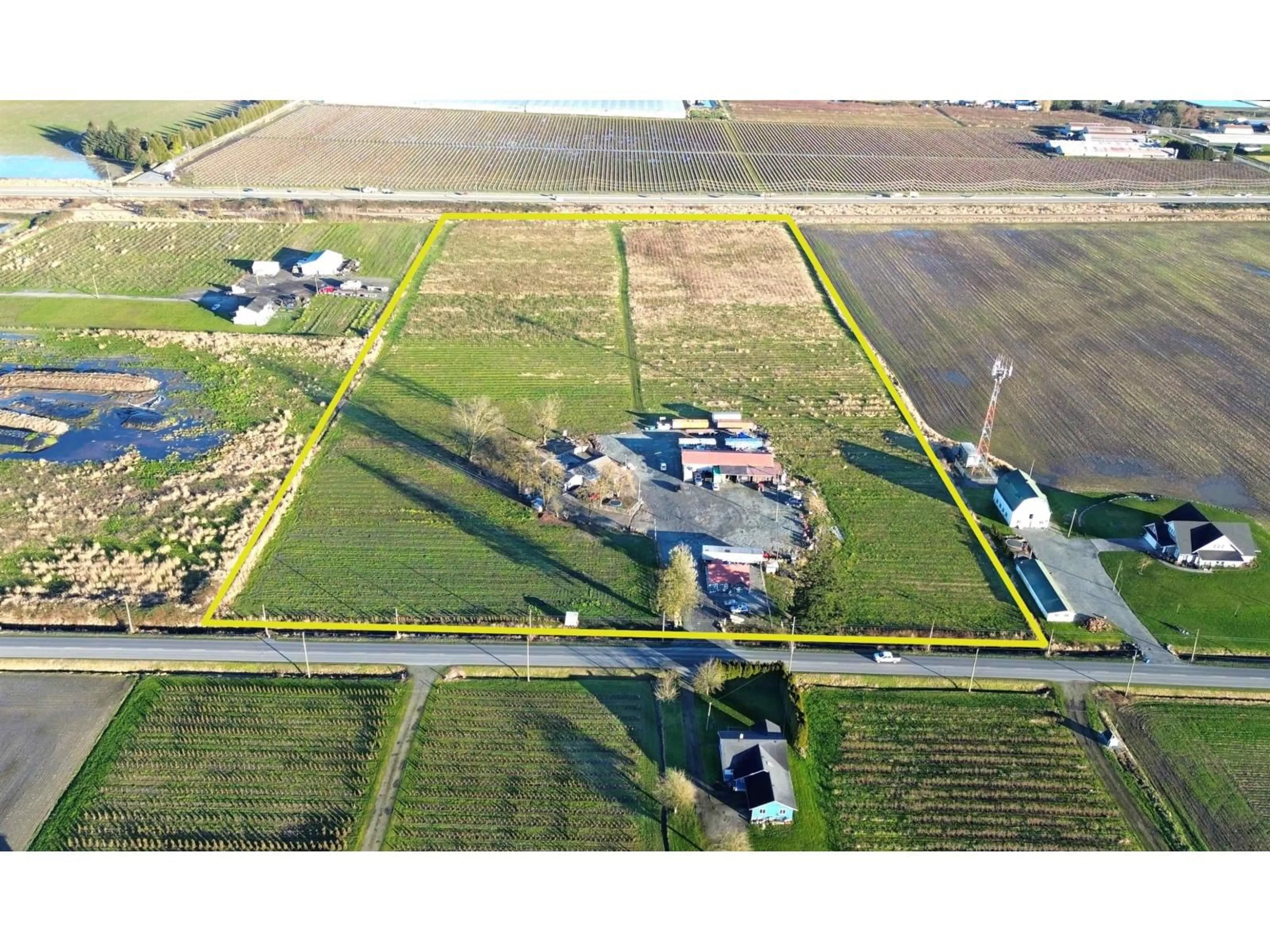 A pic from outside/outdoor area/front of a property/back of a property/a pic from drone, building for 5038 RIVERSIDE STREET, Abbotsford British Columbia V4X1W9